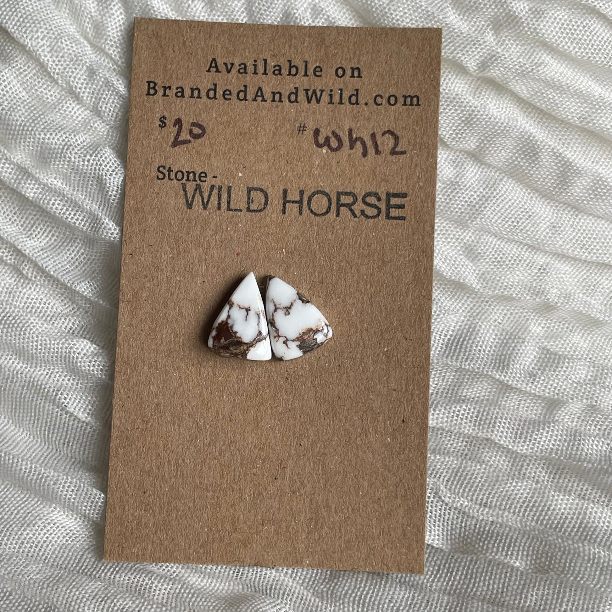Wild Horse Cabochon - WH12 BE4D5D73-A187-408F-9EBA-47687B89E6AD Brandedandwild.com