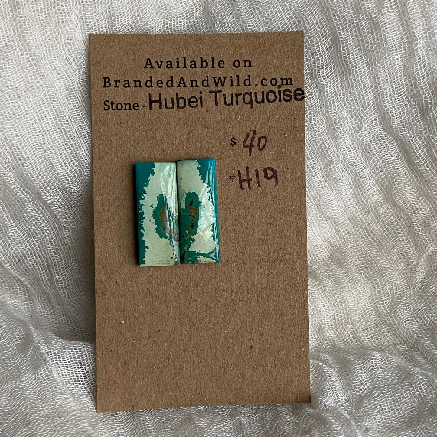 Hubei Turquoise Cabochon - H19