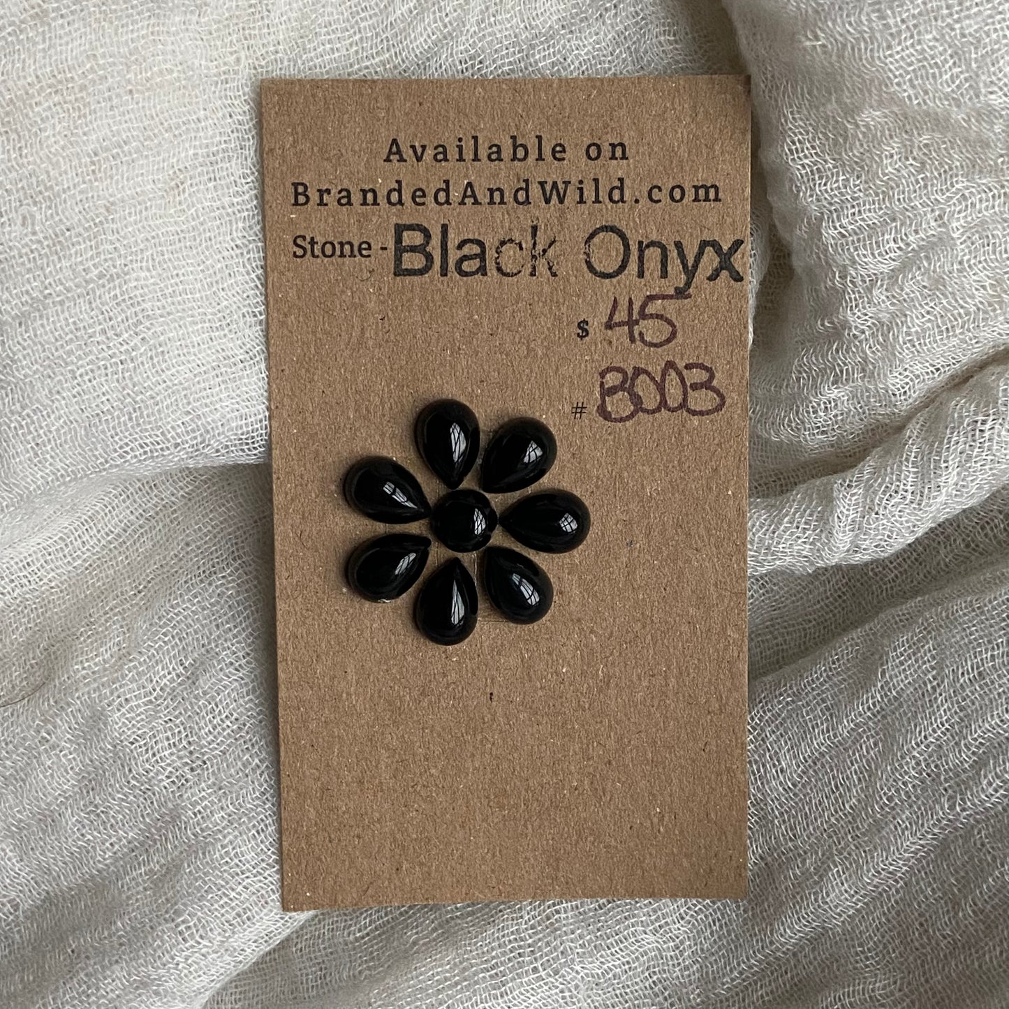 Black Onyx - Cabochon - BO03
