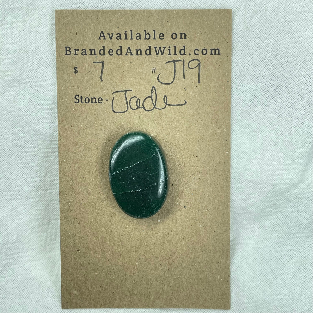 Jade Cabochon - J19 BEAFB19A-60AB-4285-A57B-3F366523EDD3 Brandedandwild.com