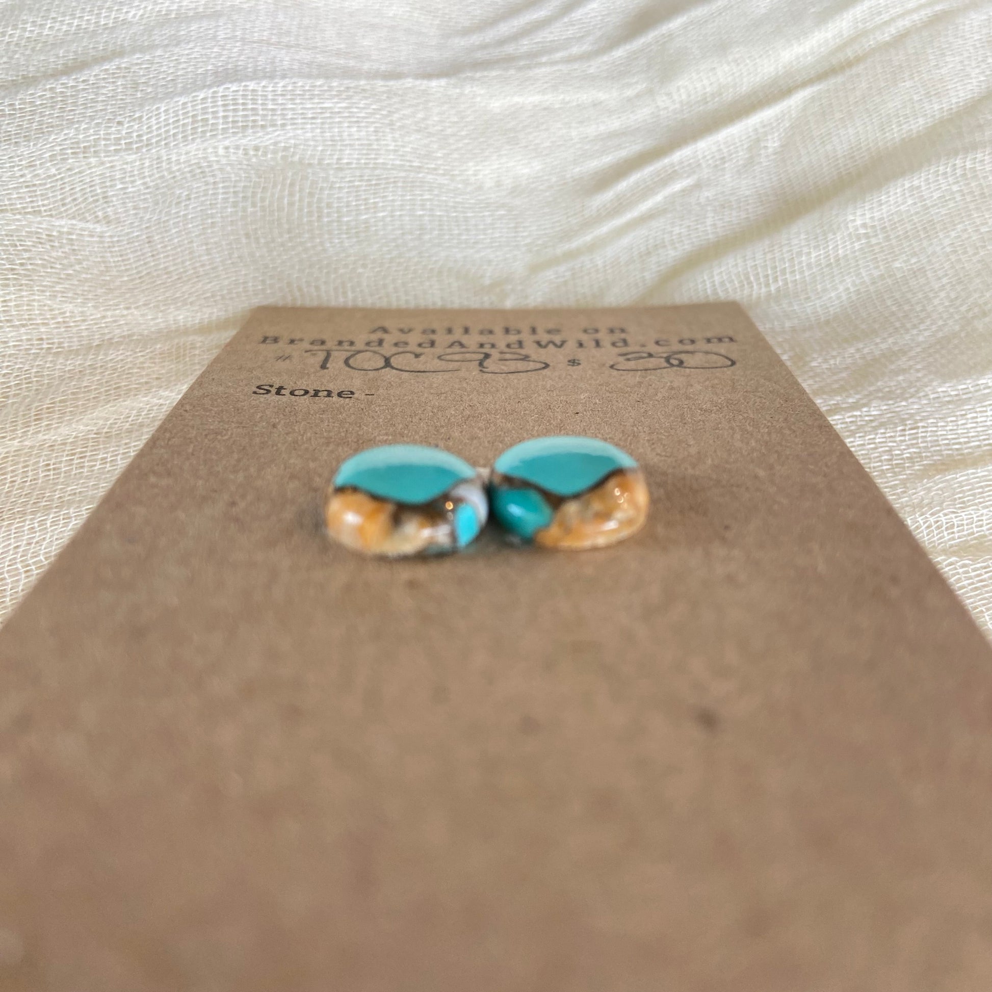 Turquoise, Oyster Shell, Copper Cabochon - TOC93 BEB5C001-FFEF-4A5A-B1D3-6ABDB69AEDC9 Brandedandwild.com