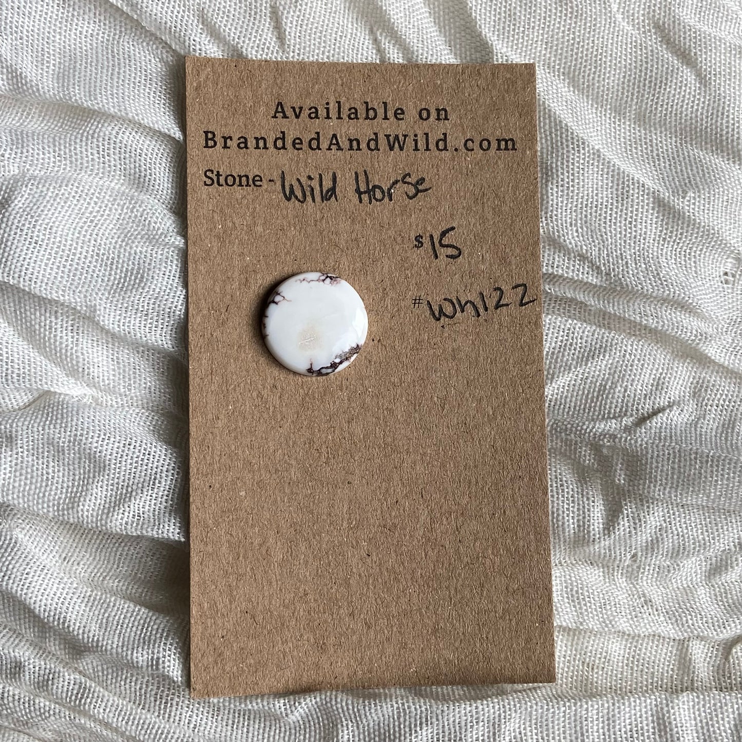 Wild Horse Cabochon - WH122 BEC60D00-4F00-4B56-99B7-46C63C2605A4 Brandedandwild.com