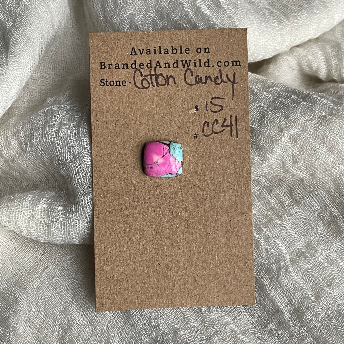 Cotton Candy Cabochon - CC41 BECD8149-2EF1-4B0F-955F-08C6ADFB9997 Brandedandwild.com