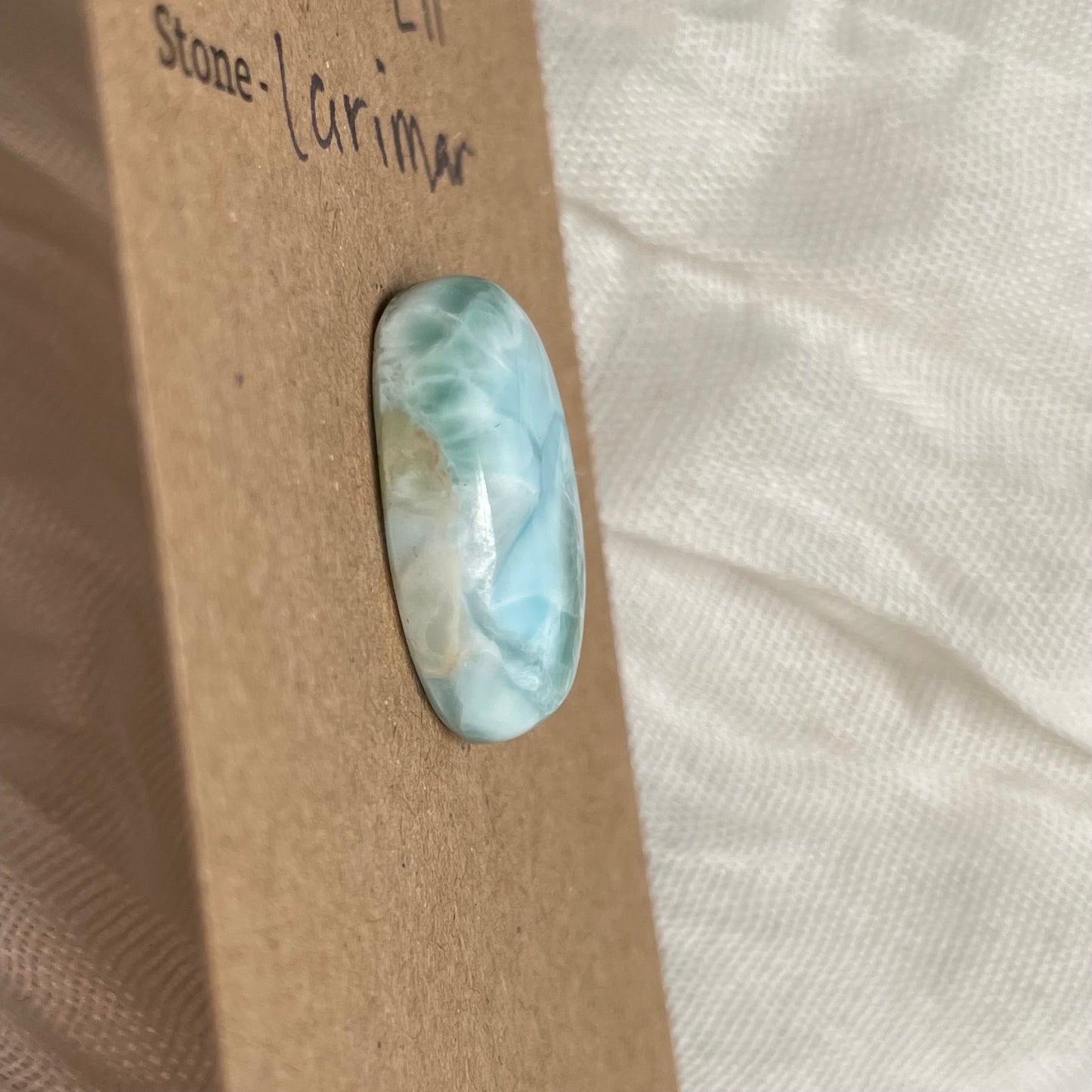 Larimar Cabochon - L11 BEE3892D-ECF8-42F2-813D-123DD08C1452 Brandedandwild.com