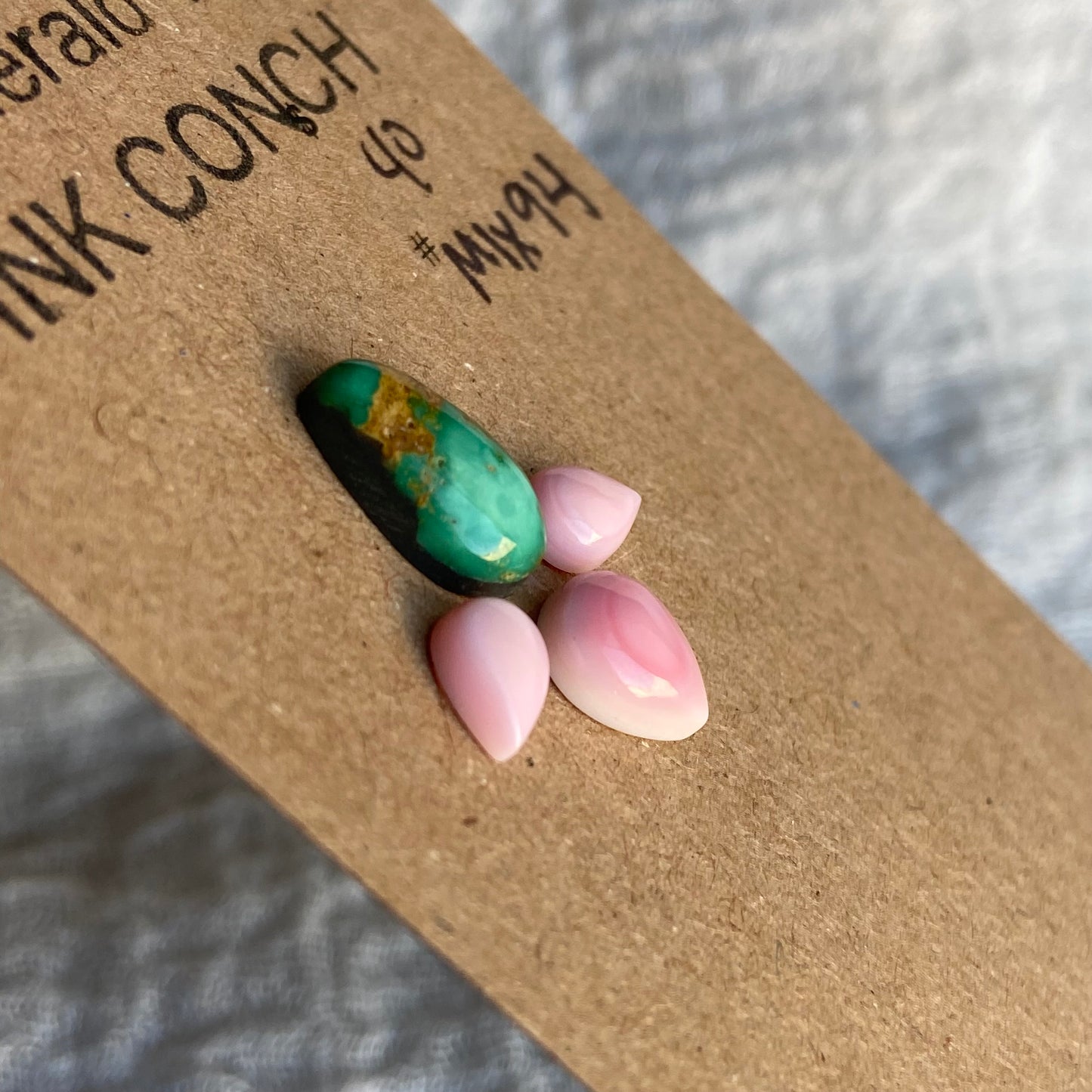 Pink Conch - Emerald Valley Cabochon - MIX94
