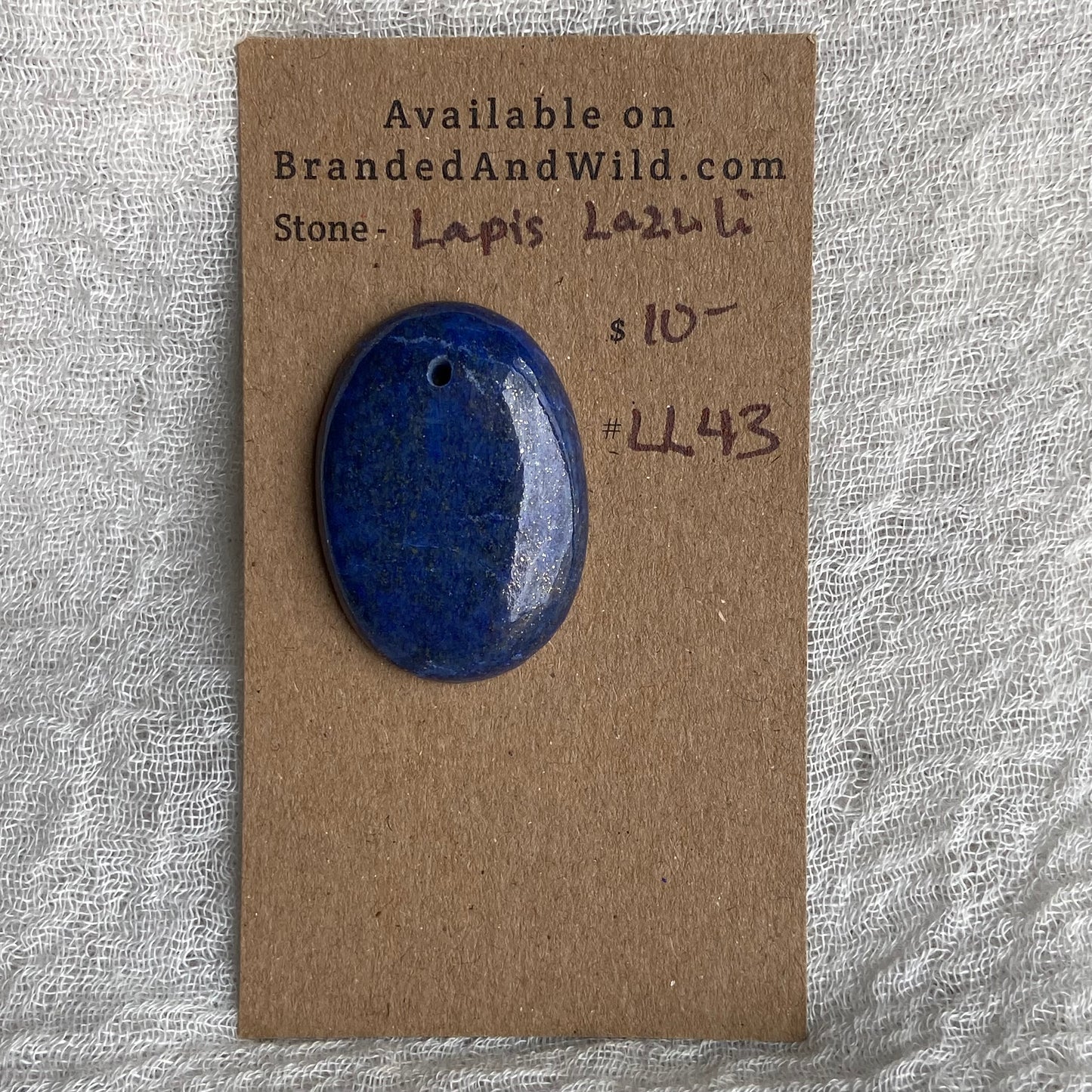 Lapis Lazuli Cabochon -Drilled- LL43