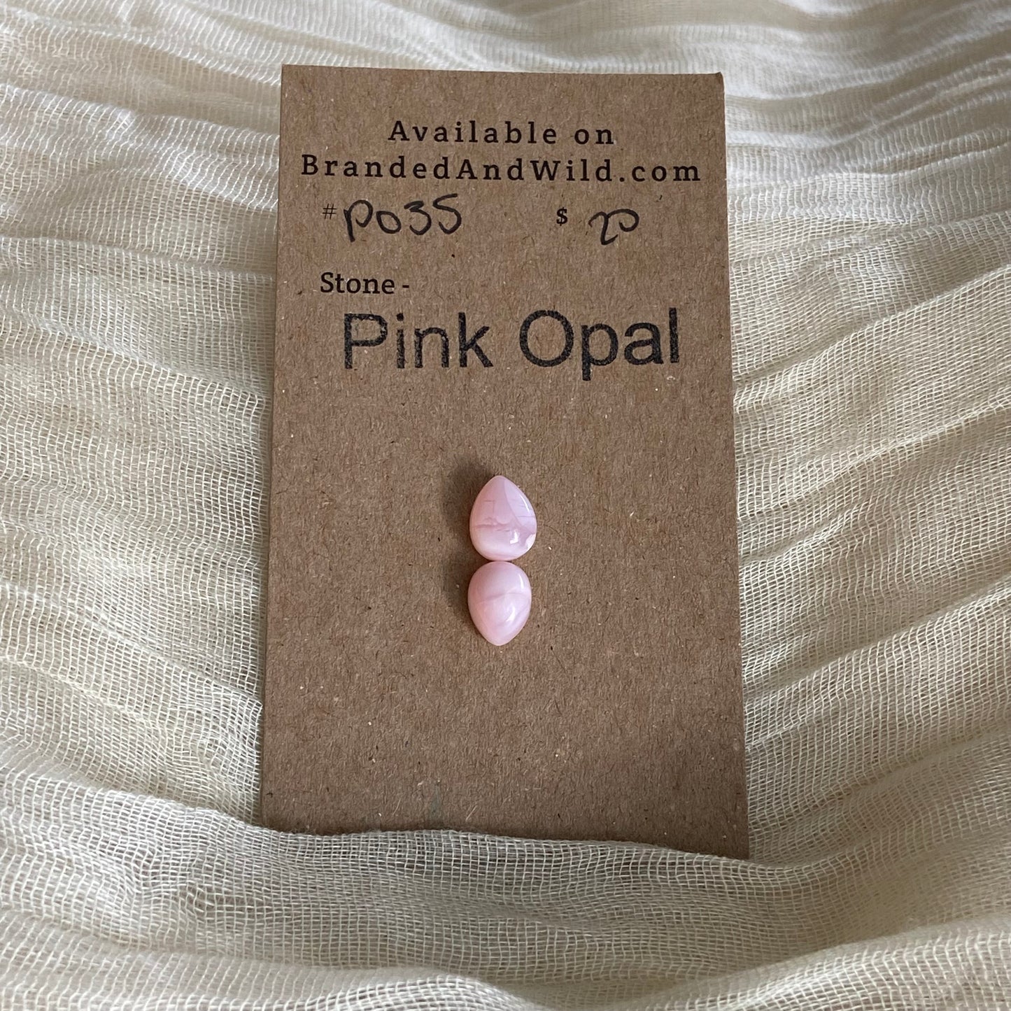 Pink Opal Cabochon - P035
