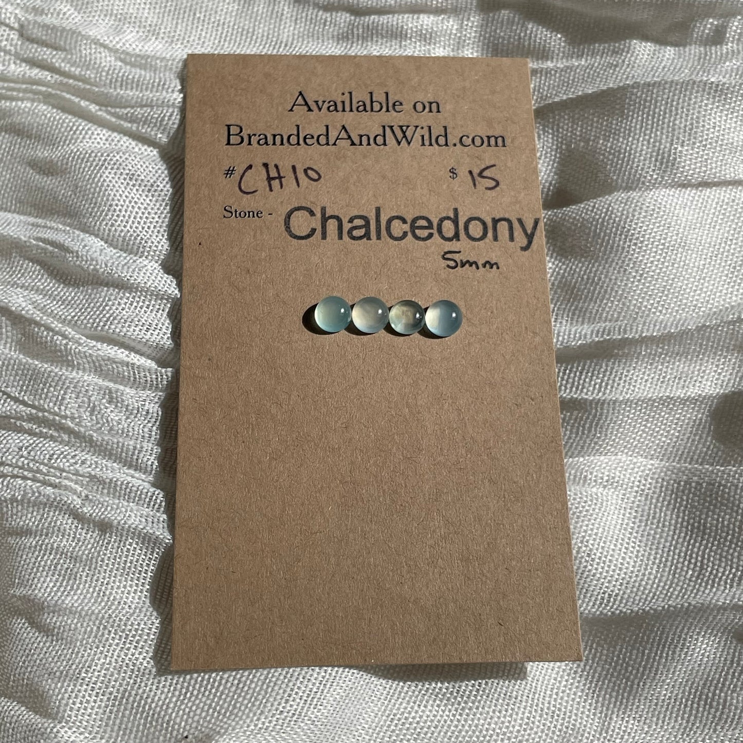 Chalcedony Cabochon - CH10 BF334772-F587-4493-9BE2-94CFF8EAAD9C Brandedandwild.com
