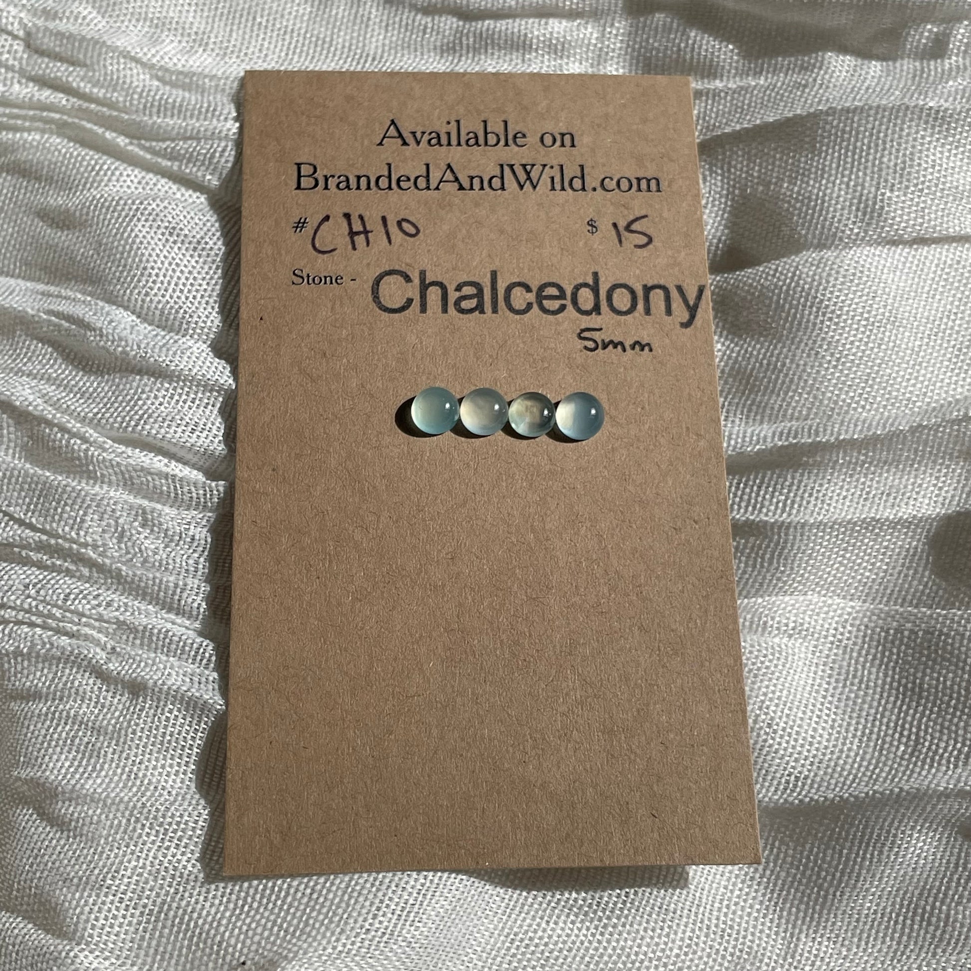 Chalcedony Cabochon - CH10 BF334772-F587-4493-9BE2-94CFF8EAAD9C Brandedandwild.com