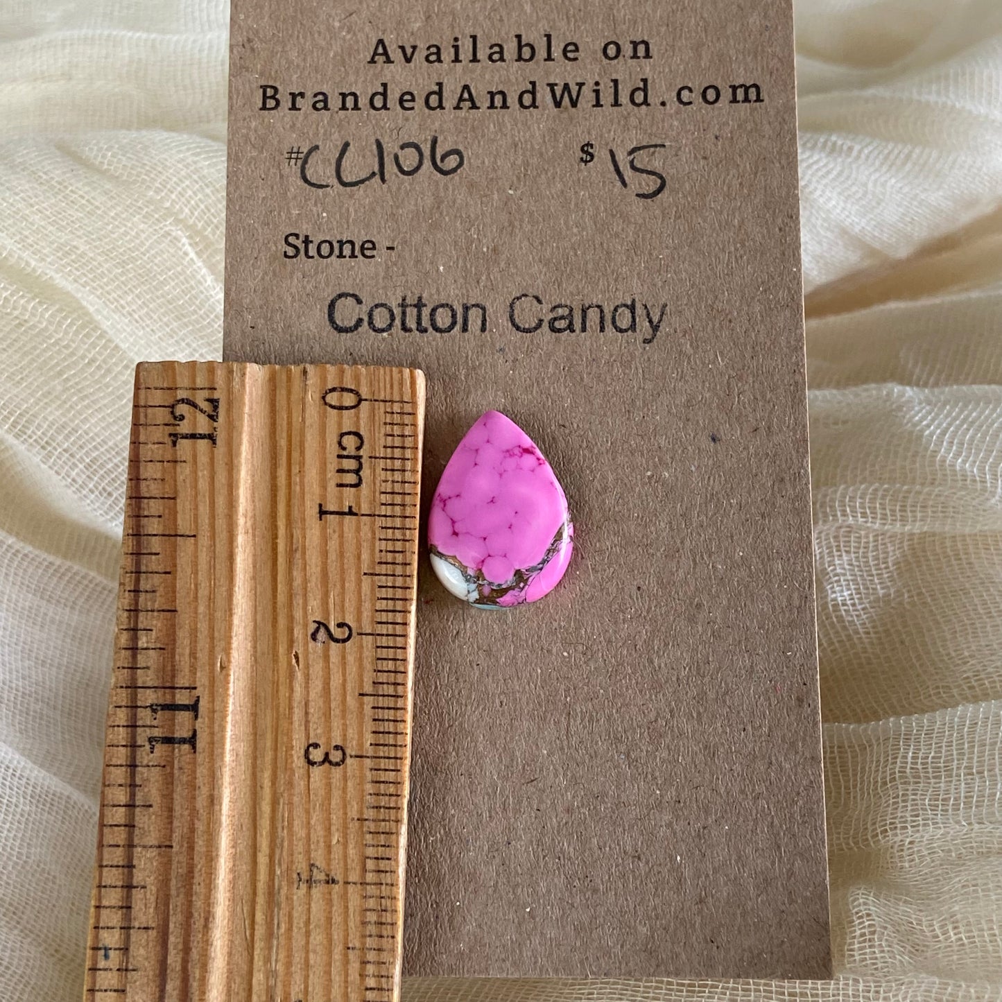 Cotton Candy Cabochon - CC106 BF4C6C20-8F42-4BC7-9A79-581AF37FCCAD Brandedandwild.com