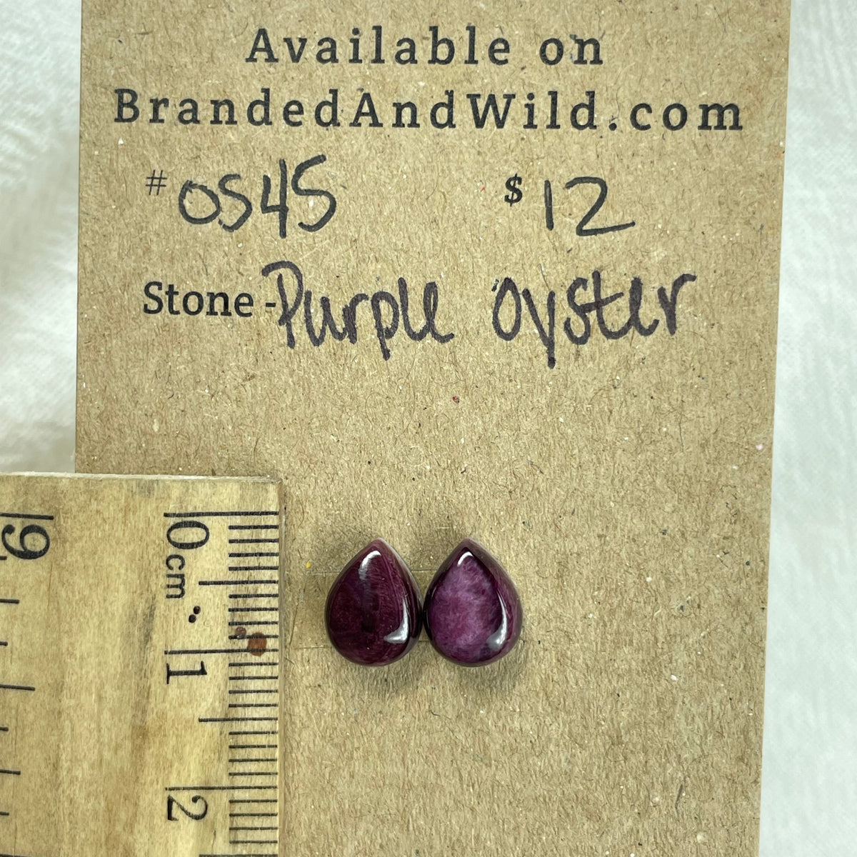 Oyster Shell Cabochon - OS45 BF50BF20-2CA0-42B9-8638-6A151FD807F7 Brandedandwild.com