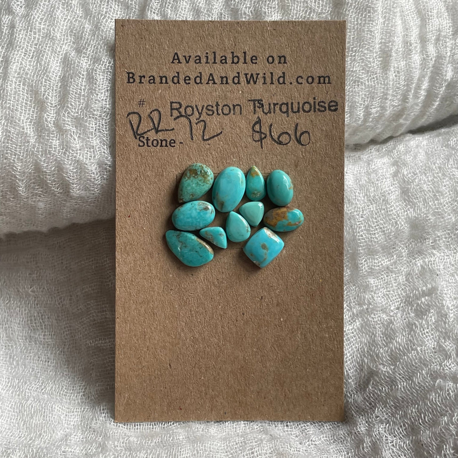 Royston Turquoise Cabochon - RR72 BF8A42D9-FD72-4558-AE5D-828120217B32 Brandedandwild.com