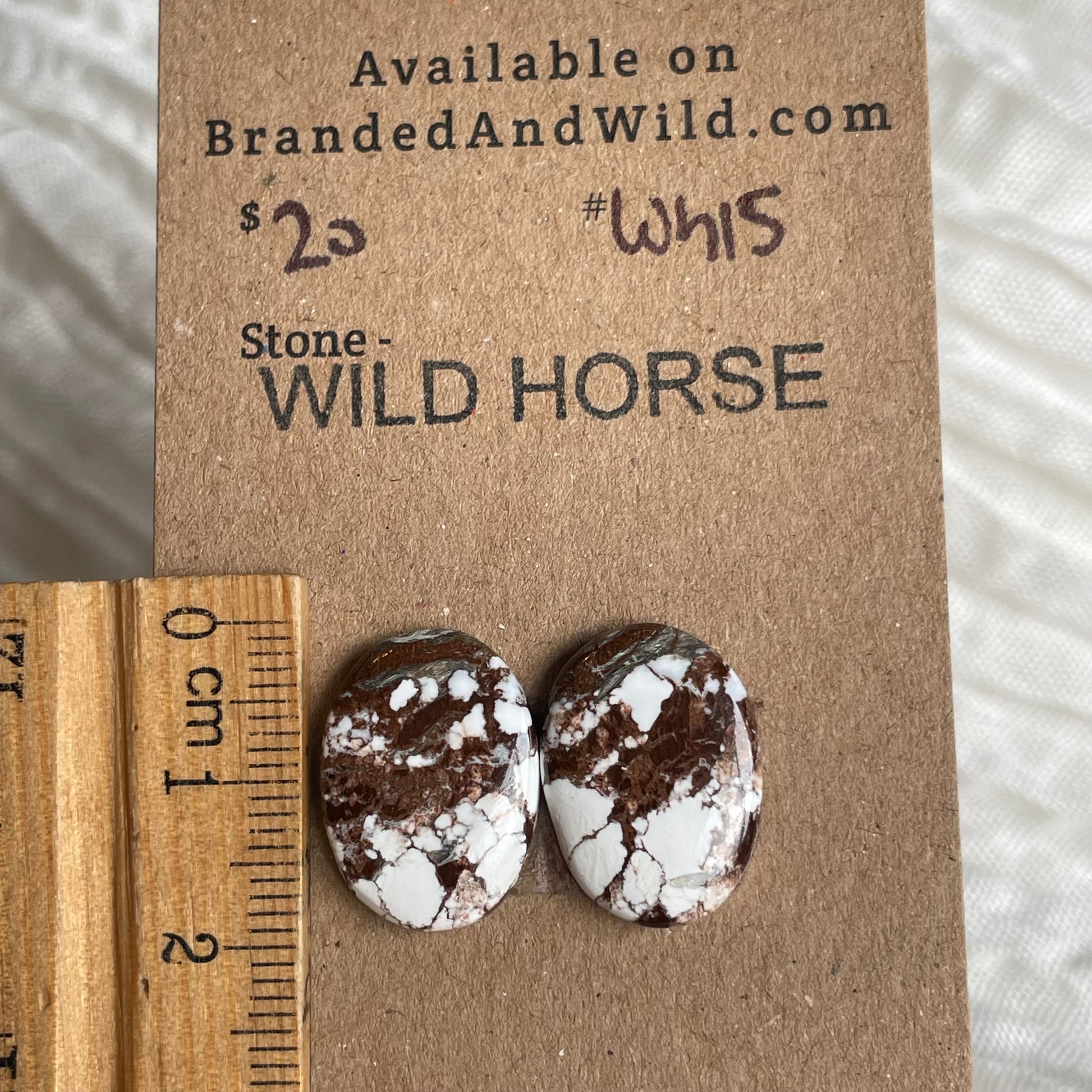 Wild Horse Cabochon - WH15 BF9D3737-0A97-4AF2-9080-516693D783F1 Brandedandwild.com
