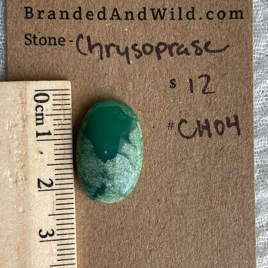 Chrysoprase Cabochon - Ch04