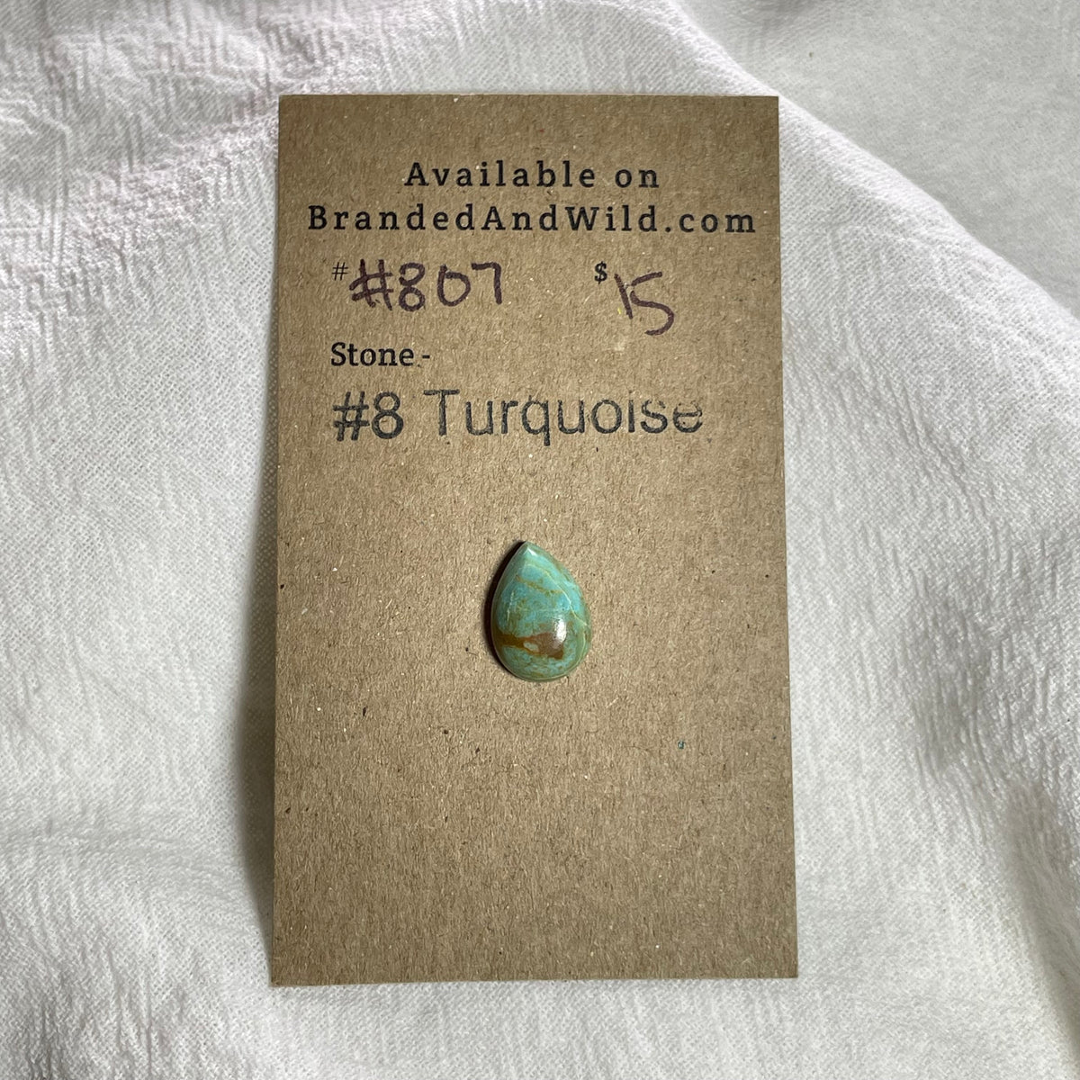 #8 Turquoise Cabochon - 807 BFAD3DAA-ACE9-4682-ADD3-85566EFB39A3 Brandedandwild.com