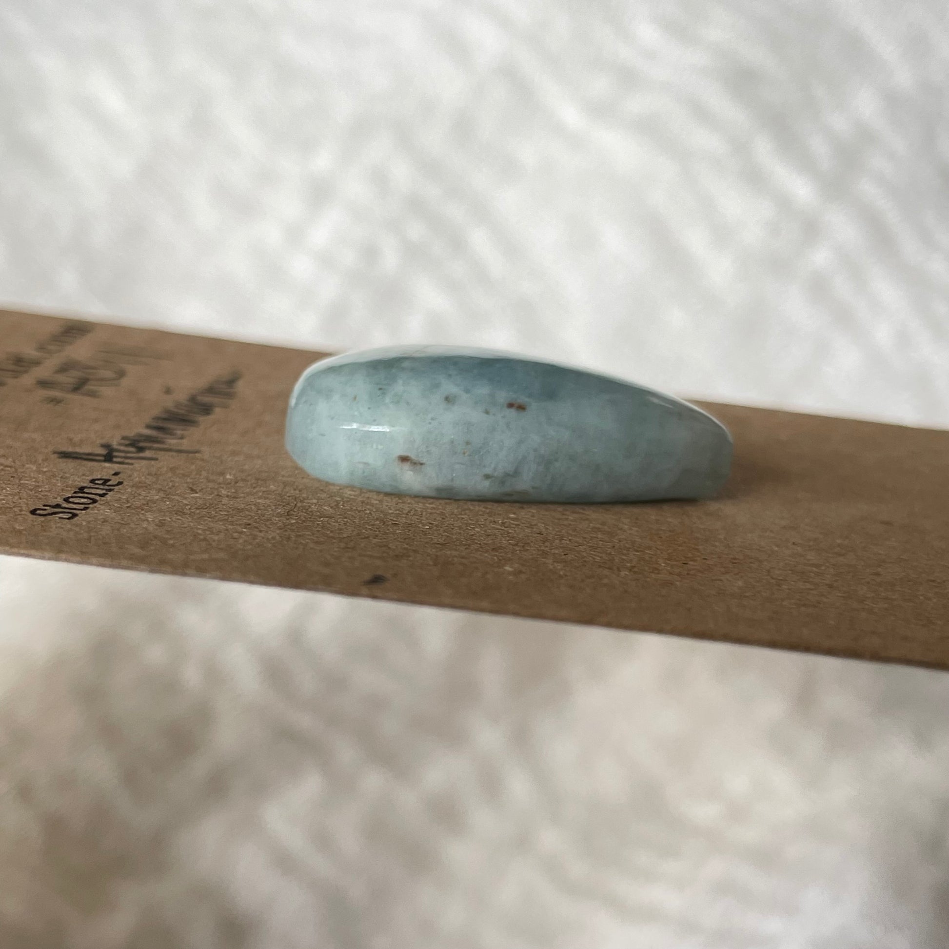 Aquamarine Cabochon AQ11 BFAF59CD-217C-4426-9E60-8106C12F56B3 Brandedandwild.com
