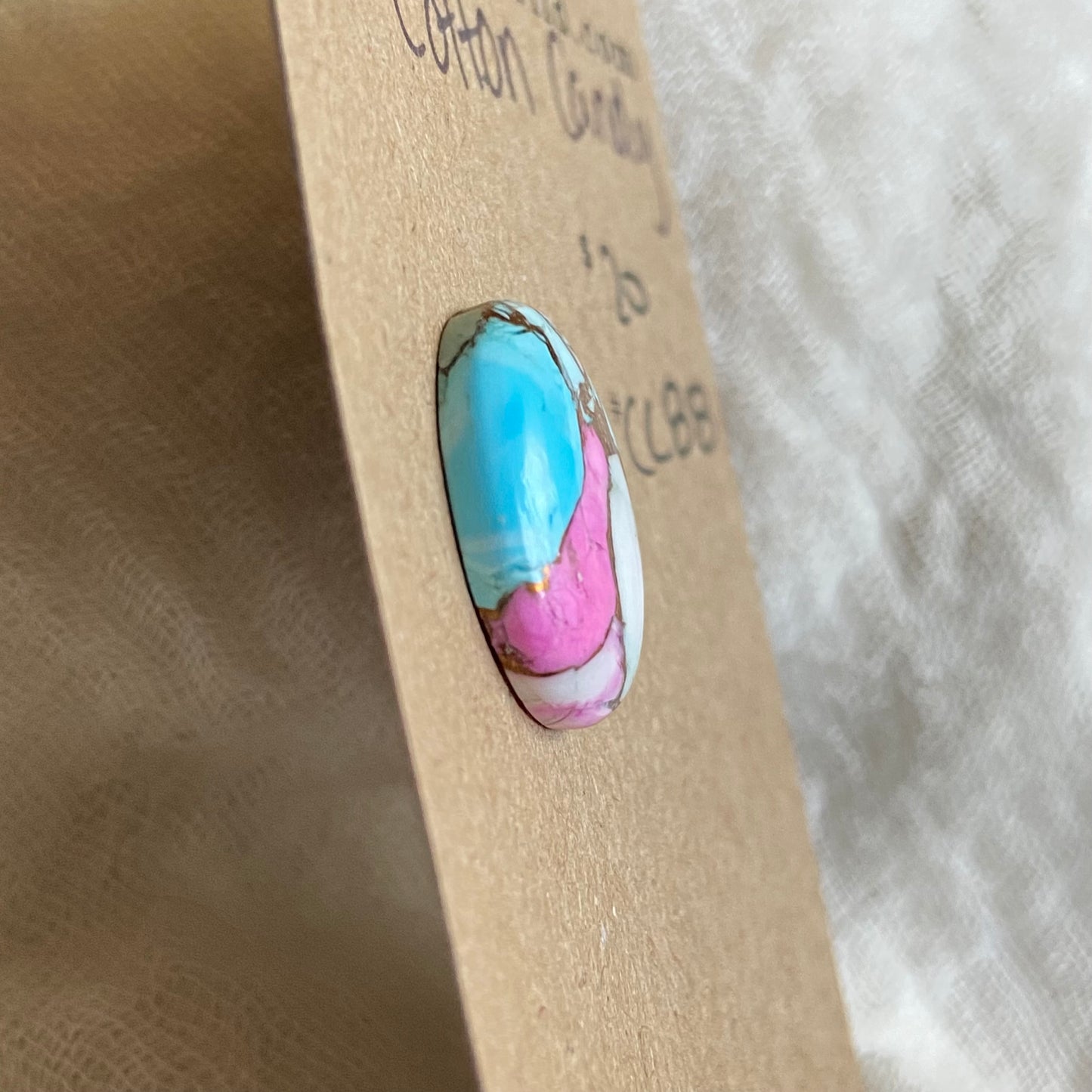 Cotton Candy Cabochon - CC88 BFCCA4A0-E888-4B1A-975D-0487348E21E1 Brandedandwild.com
