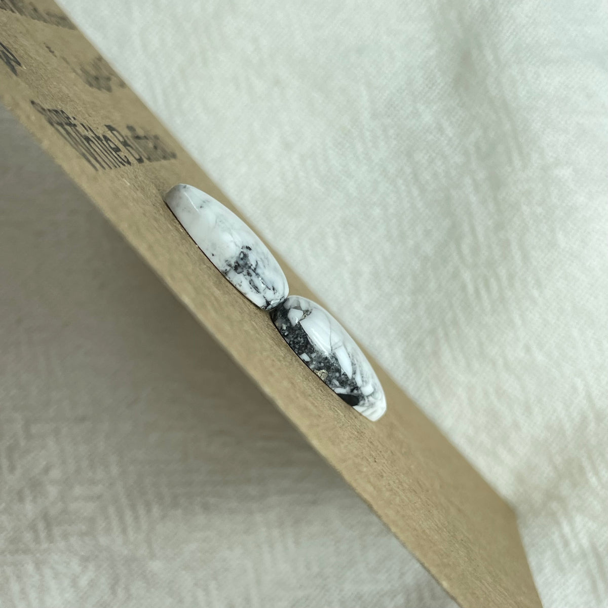 White Buffalo Cabochon - WB143 BFD31132-B217-4525-97D9-1EF710B98F81 Brandedandwild.com