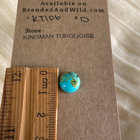 Kingman Turquoise Cabochon - KT106 BFDA86B9-CC8C-4A9A-9202-4D6E840ACCAC Brandedandwild.com