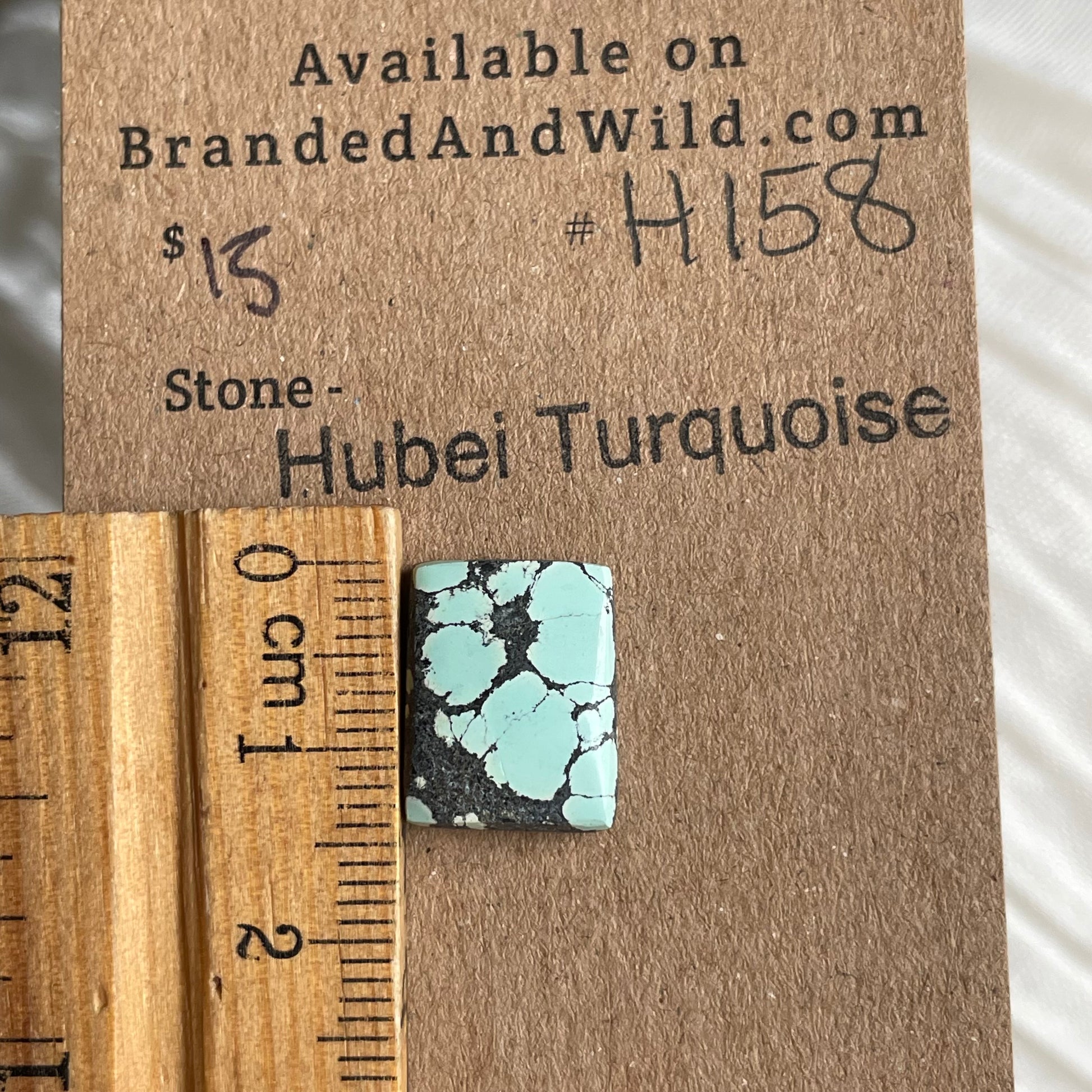 Hubei Turquoise Cabochon - H158 C042B75F-D246-4322-AA04-92519ABC882F Brandedandwild.com