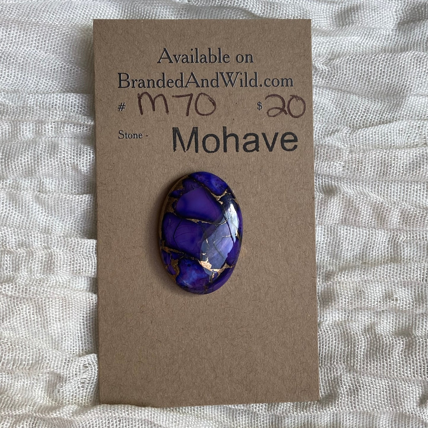 Mohave Cabochon - M70 Cabochon C051BAA8-FEF4-4C09-90F5-6D4AF59BB8C4 Brandedandwild.com