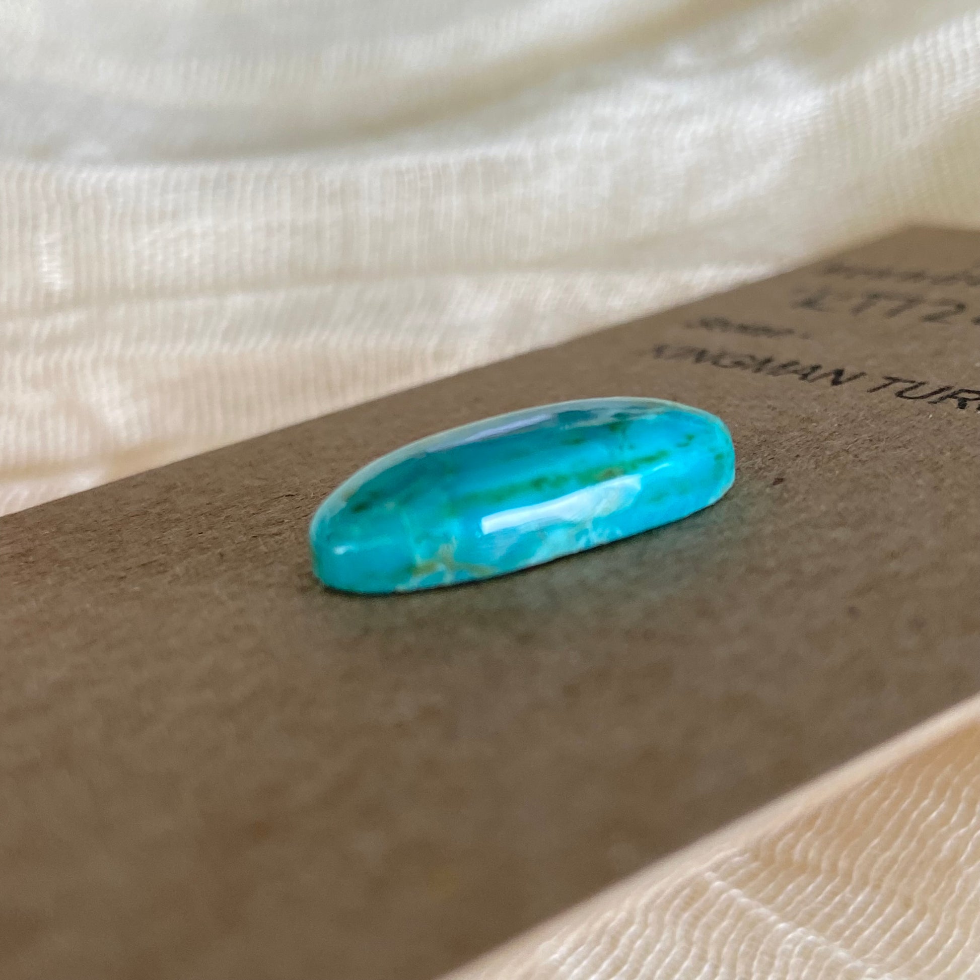 Kingman Turquoise Cabochon - KT128 C0657E05-920F-4124-A0E3-ACF4BB2D3318 Brandedandwild.com