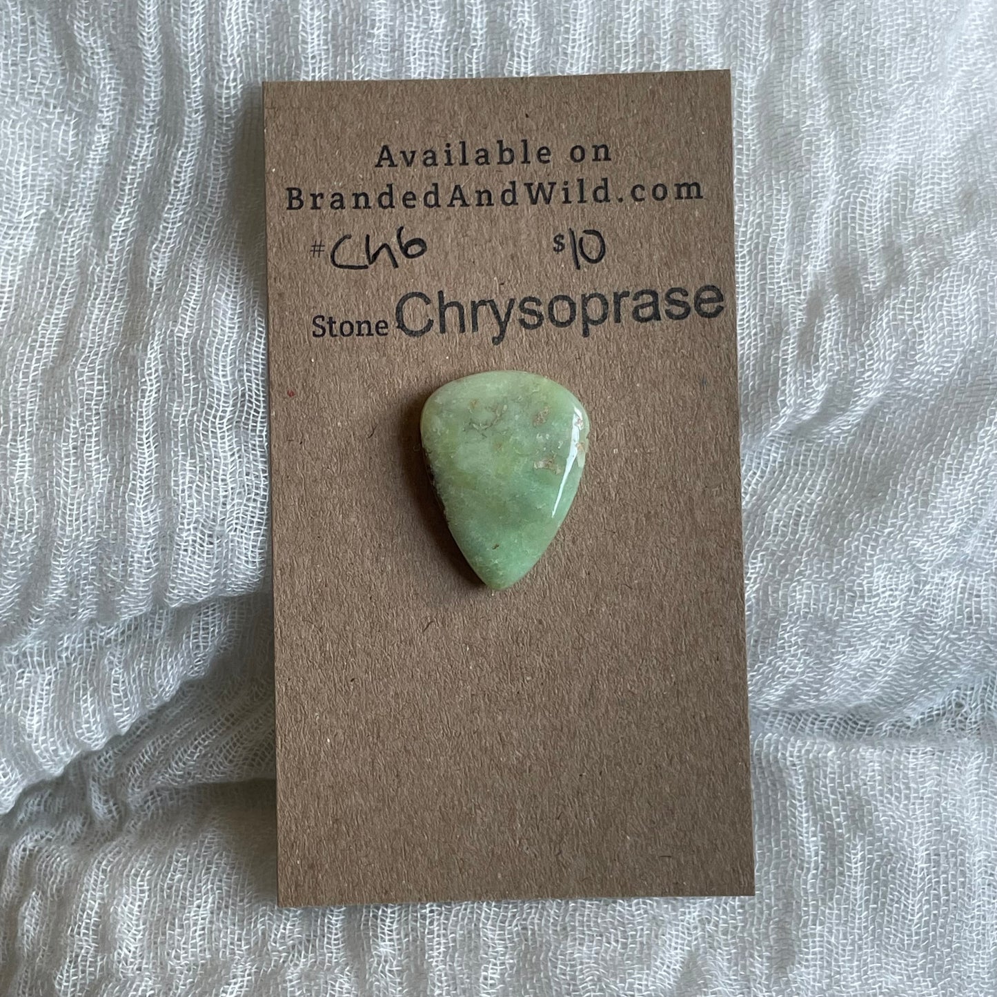 Chrysoprase Cabochon - Ch6