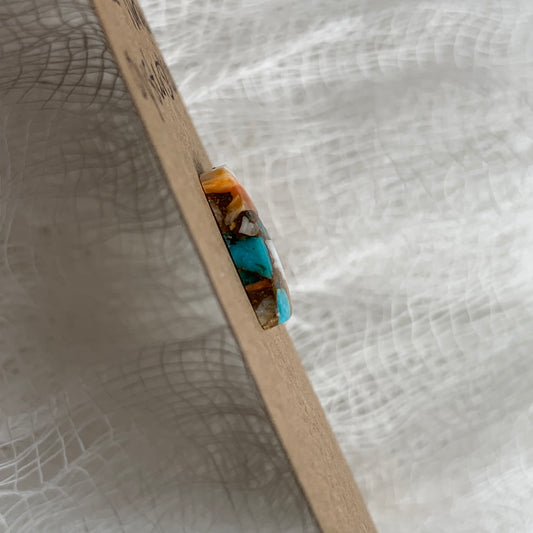 Turquoise, Oystershell, Copper Cabochon - TOC79