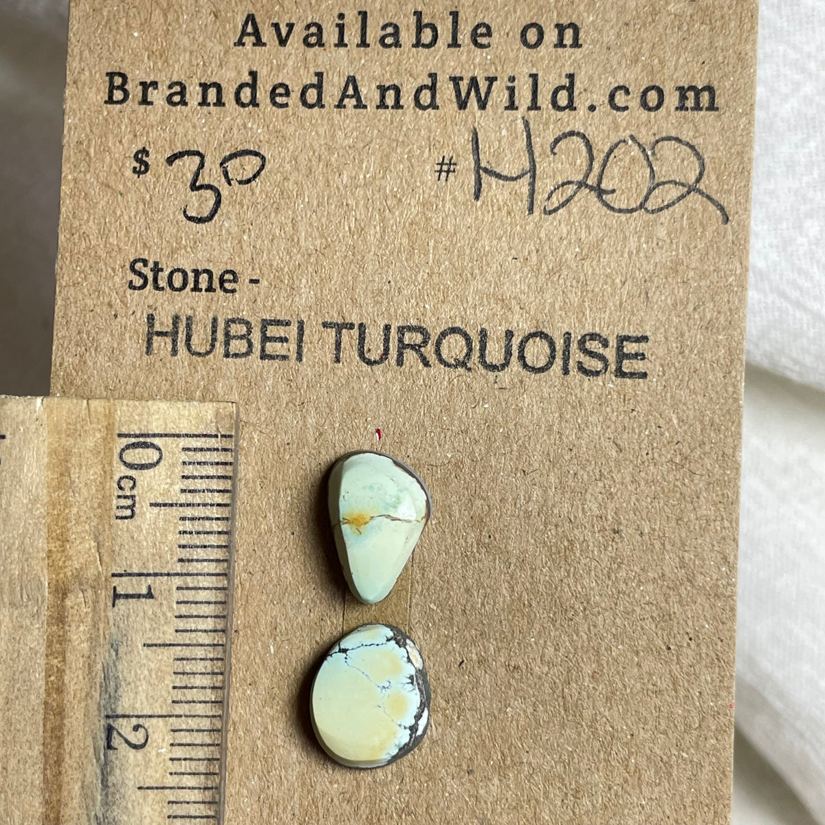 Hubei Turquoise Cabochon - H202 C0930D2D-D6D7-4A43-918B-582749AF67A7 Brandedandwild.com