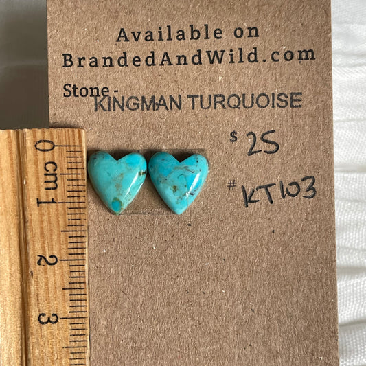Kingman Turquoise Cabochon - KT103 C0A75F70-C74C-4F92-A2B3-1A7AEE7E7A39 Brandedandwild.com