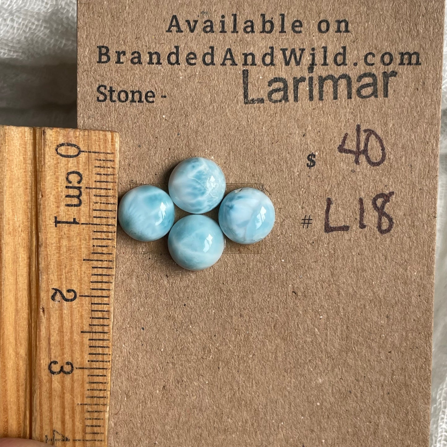 Larimar Cabochon - L18