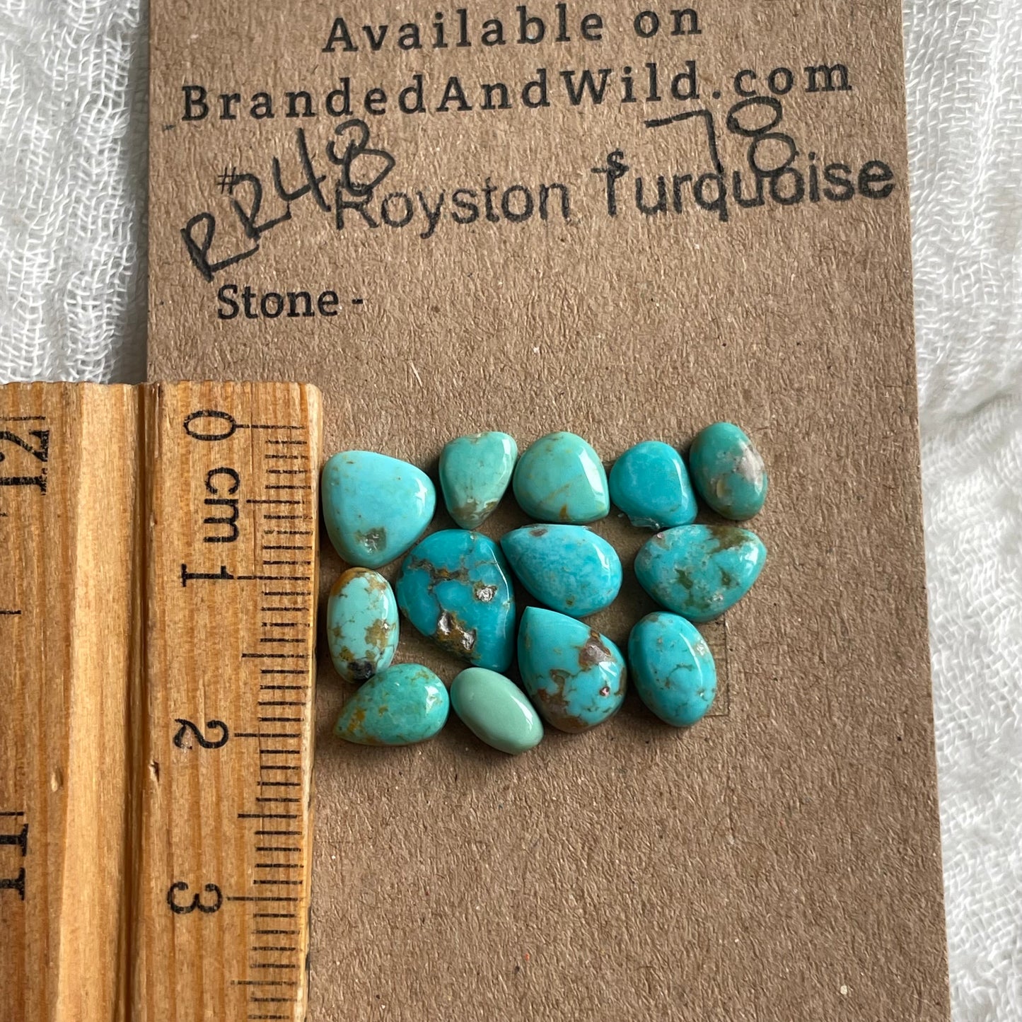 Royston Turquoise cabochon - RR48 C0EC79D5-102B-4605-911F-F207AC32EBDC Brandedandwild.com