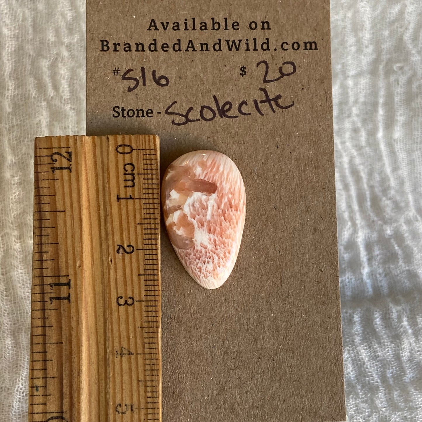 Scolecite Cabochon - S16