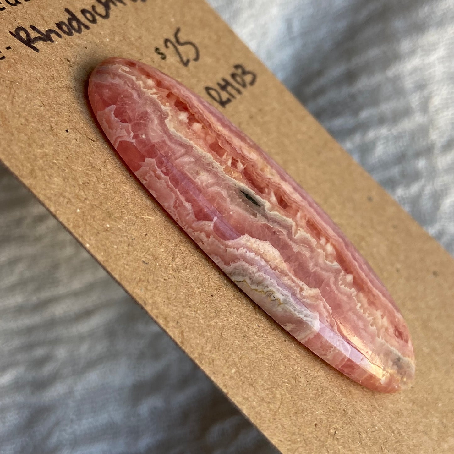 Rhodochrosite Cabochon - R03