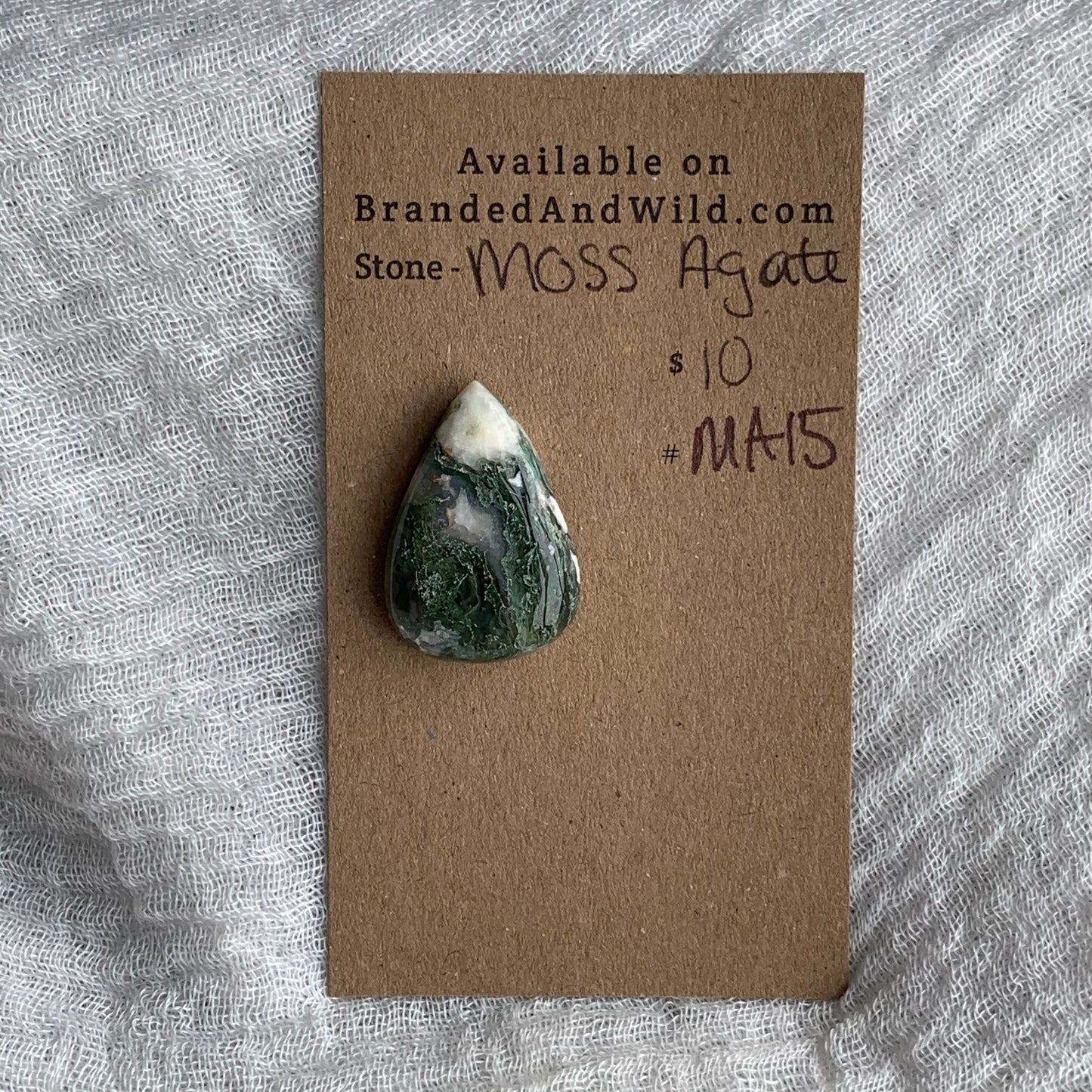 Moss Agate Cabochon- MA15