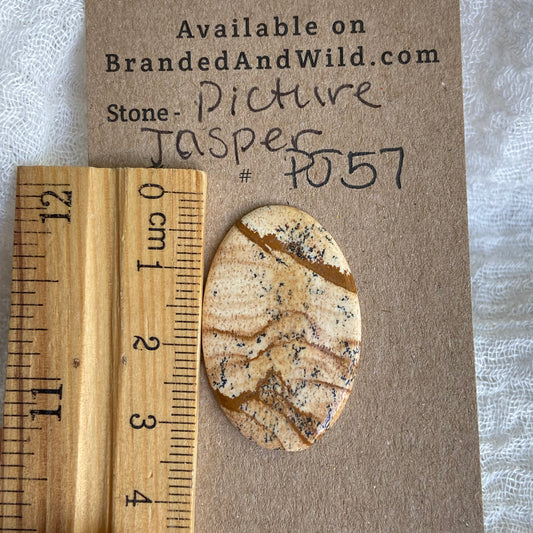 Picture Jasper Cabochon - PJ57