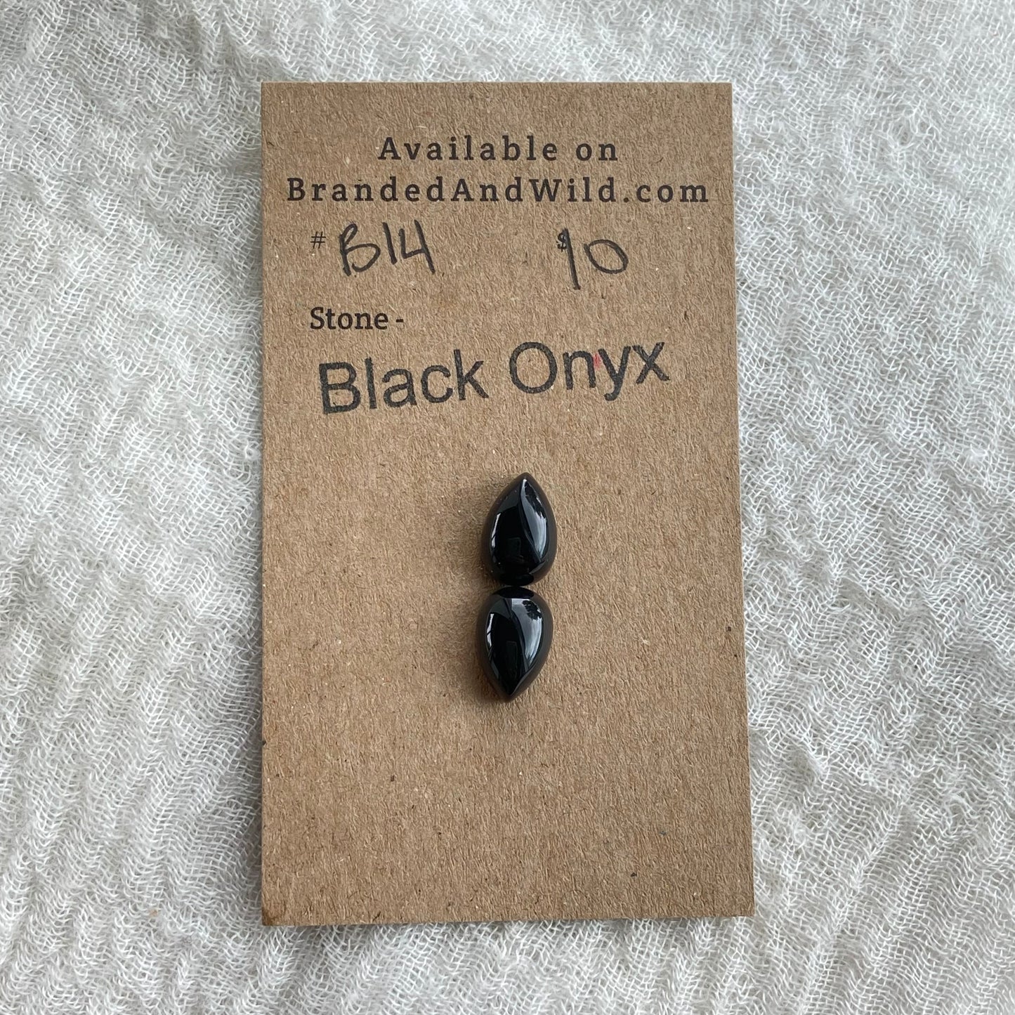 Black Onyx - Cabochon - B14