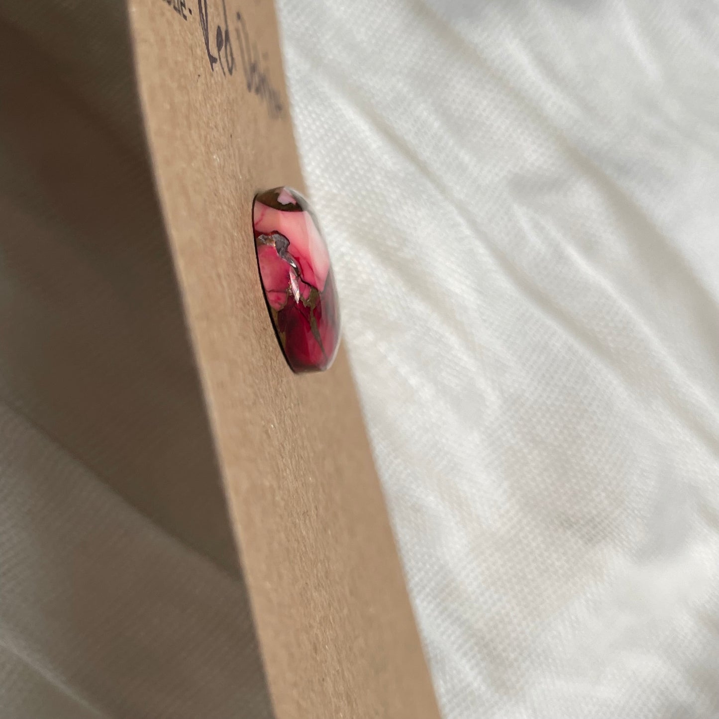 Red Dahlia Cabochon - RD17 C186CBAE-E32D-410C-8315-ED1F4F347AB9 Brandedandwild.com