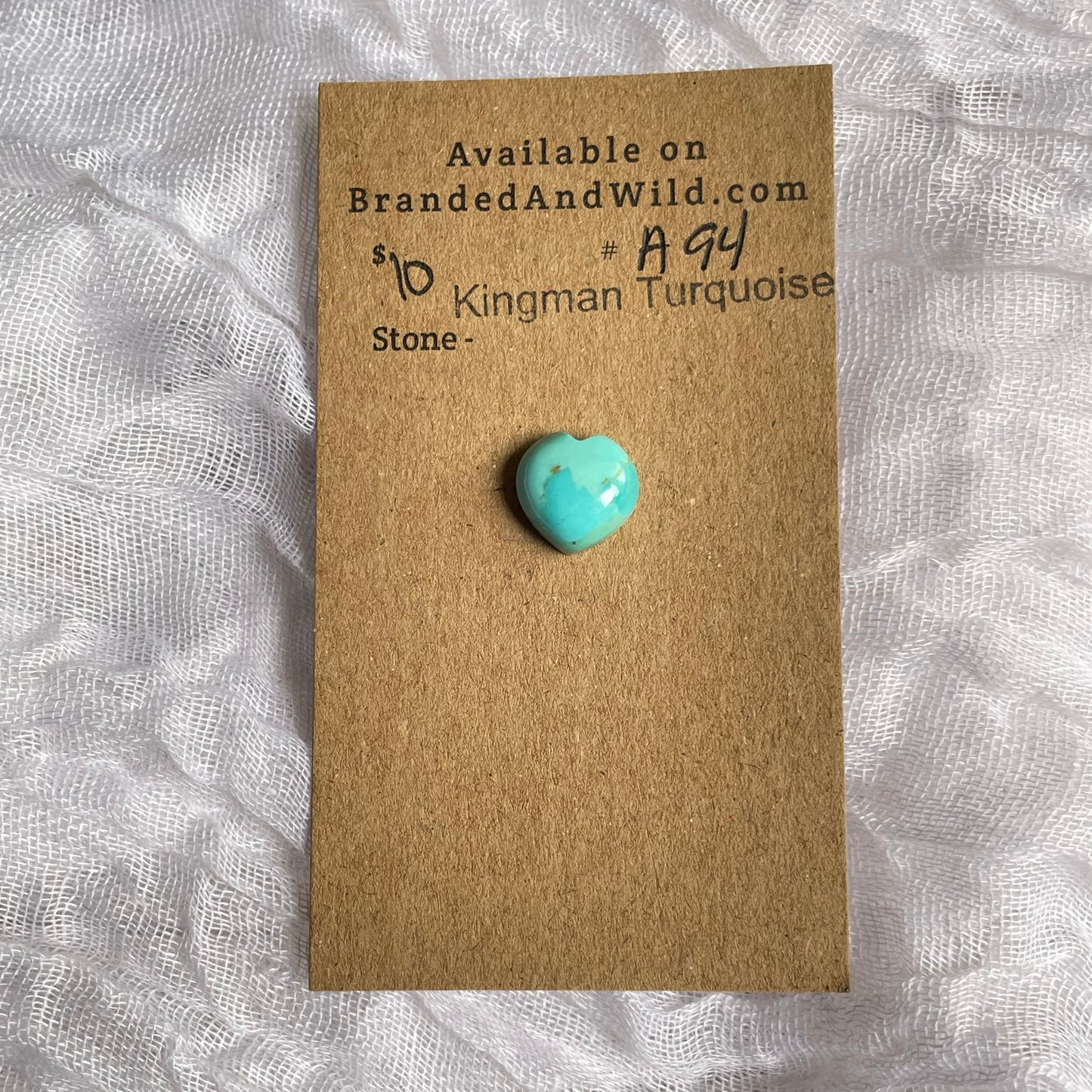 Kingman Turquoise Cabochon - KT94 C1896641-2FE0-47B9-A581-3D46529A66EE Brandedandwild.com