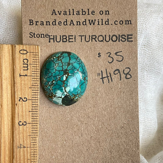 Hubei Turquoise Cabochon - H198 C1B5BBD9-03D0-4491-BB60-45A2DC030456 Brandedandwild.com