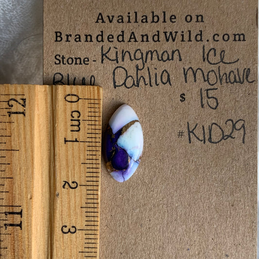Kingman Ice Blue Dahlia Mohave - KID29