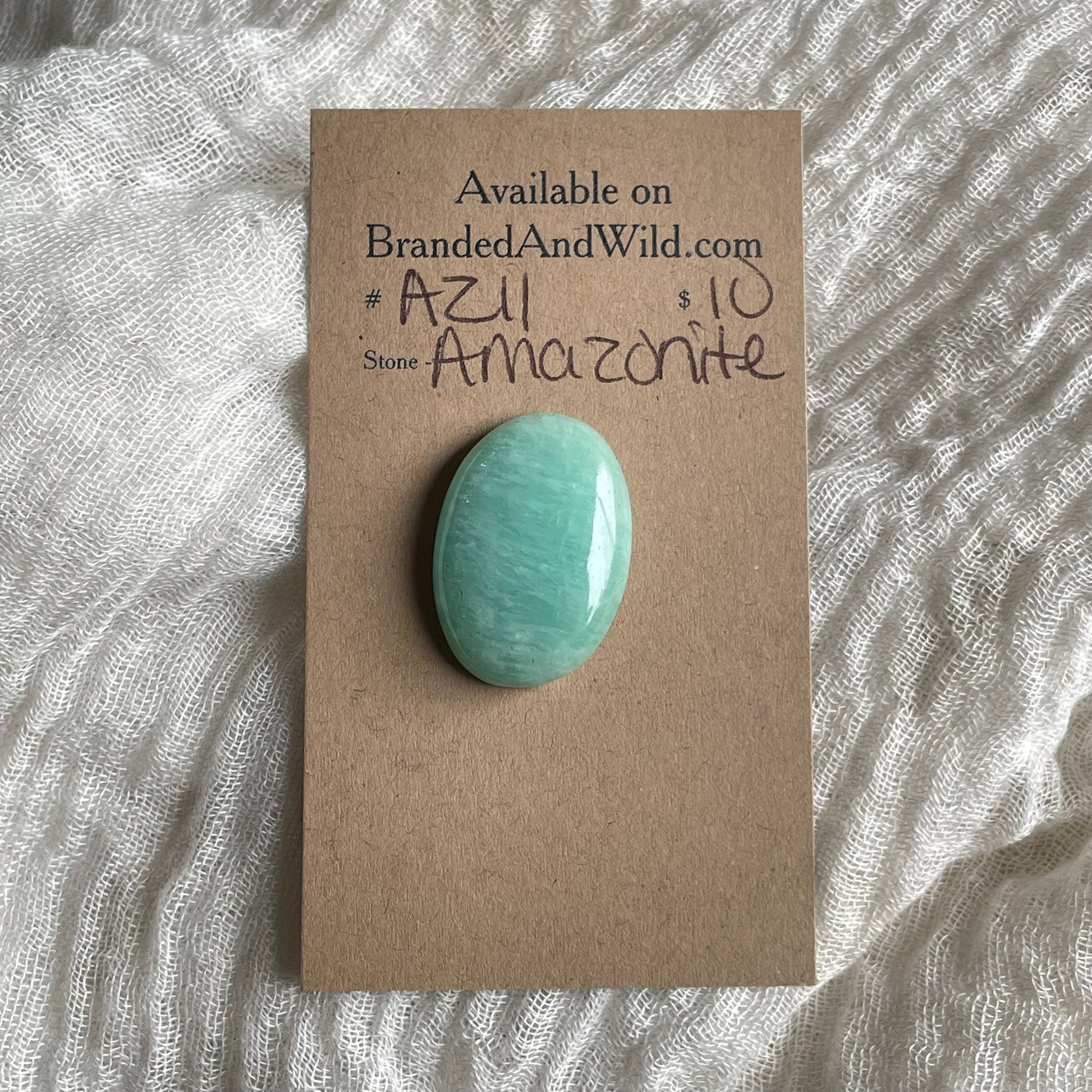 Amazonite Cabochon - AZ11 C2047042-63C4-47B8-9C6A-DEAEA8C58792 Brandedandwild.com