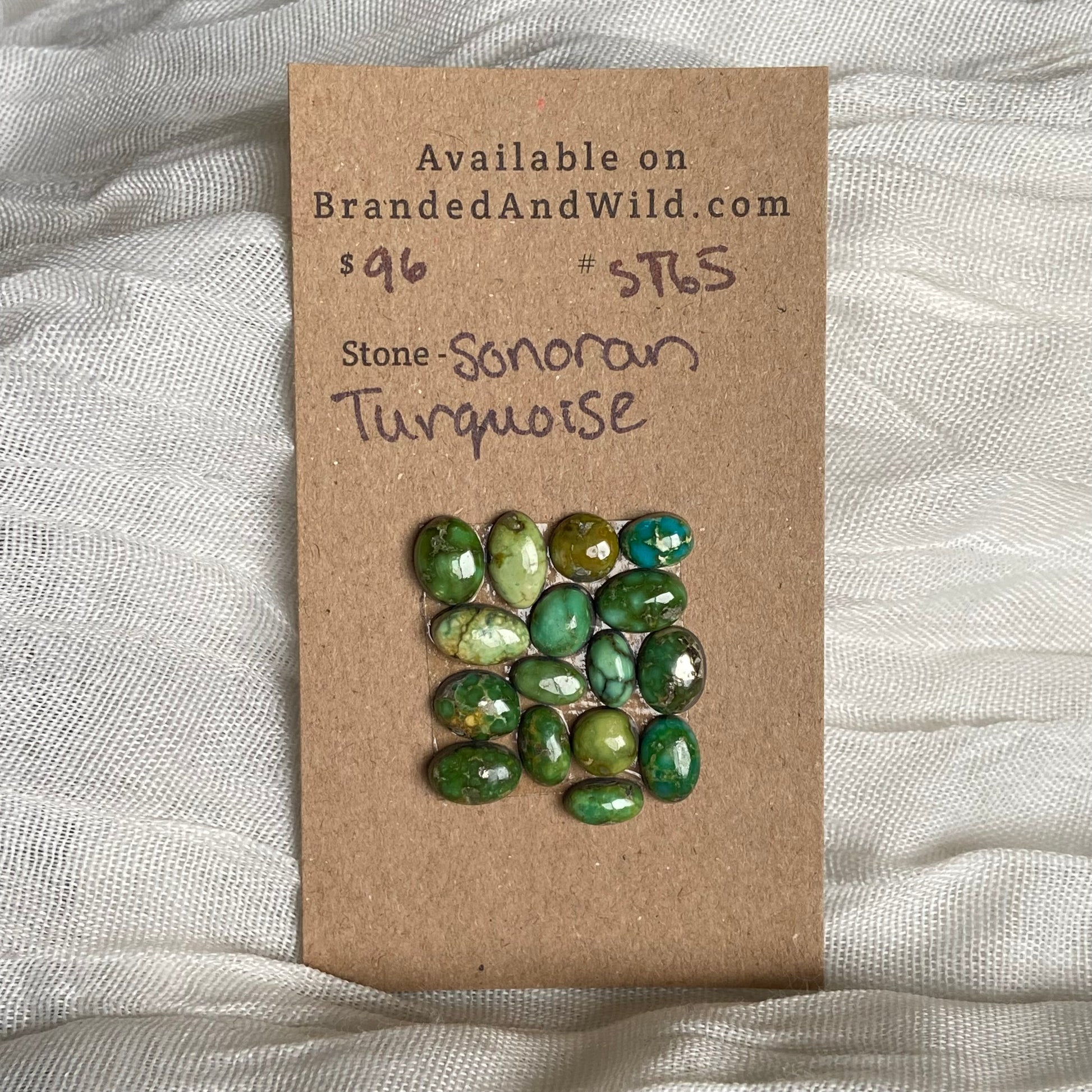 Sonoran Turquoise Cabochon - ST65 C218B99B-A485-4246-B24C-04CE11544520 Brandedandwild.com