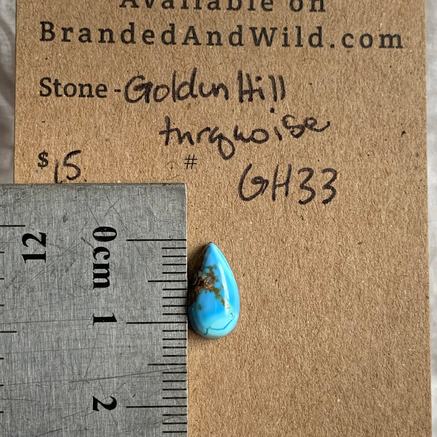 Golden Hill Turquoise Cabochon - GH33