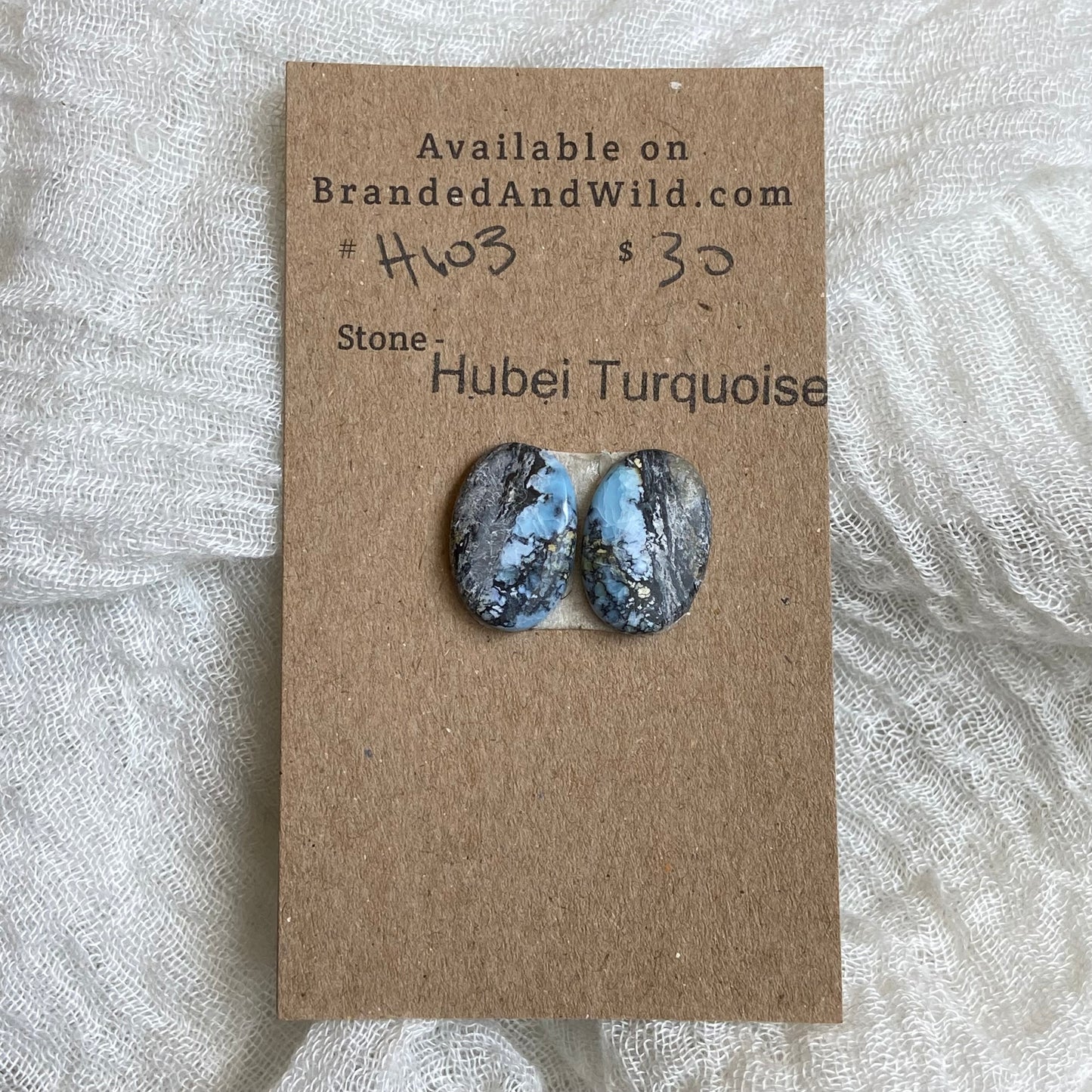 Hubei Turquoise Cabochon - H103