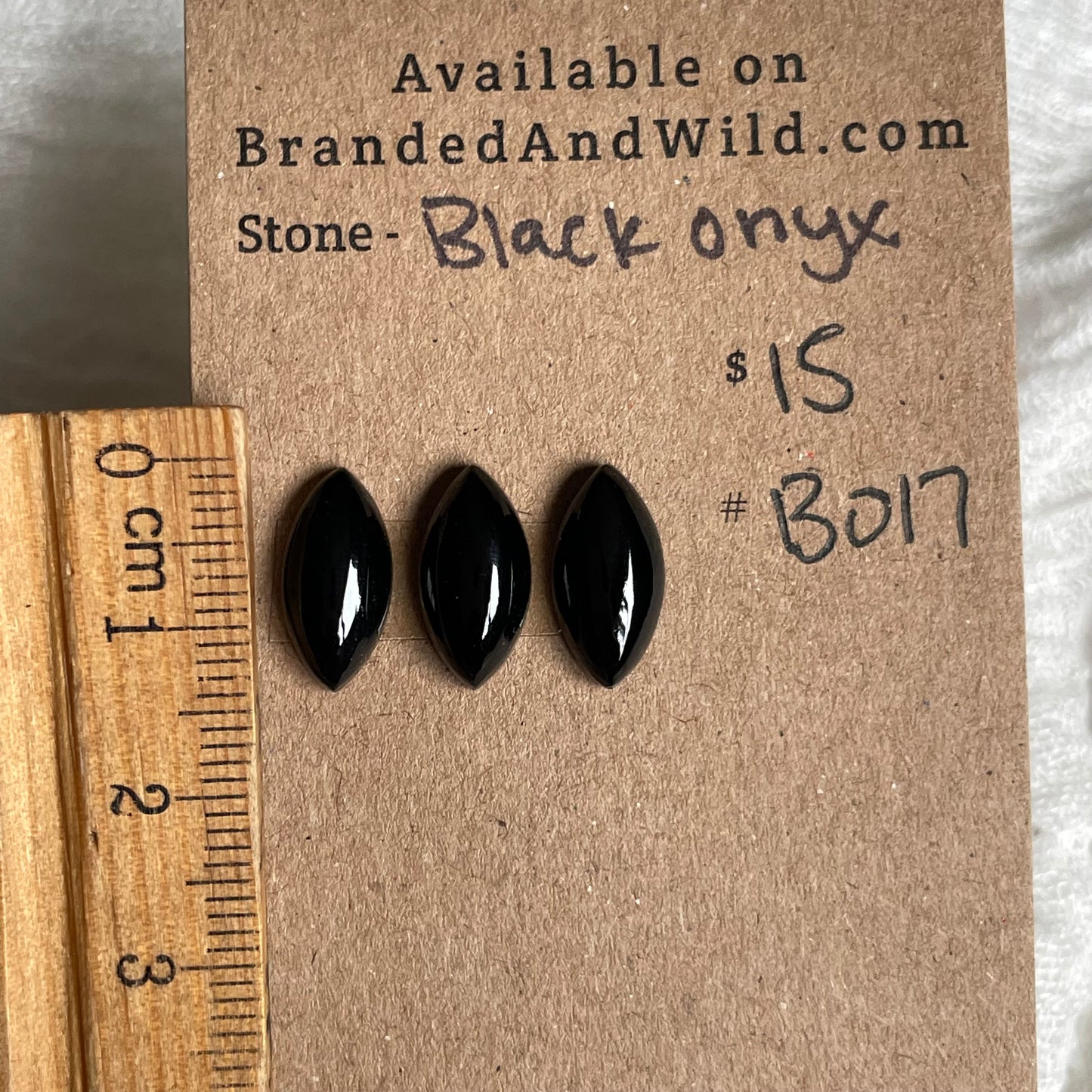 Black Onyx - Cabochon - B017