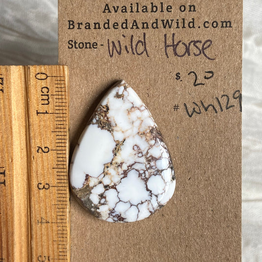 Wild Horse Cabochon - WH129 C2A785F6-5917-47DC-B85F-115F878526AC Brandedandwild.com