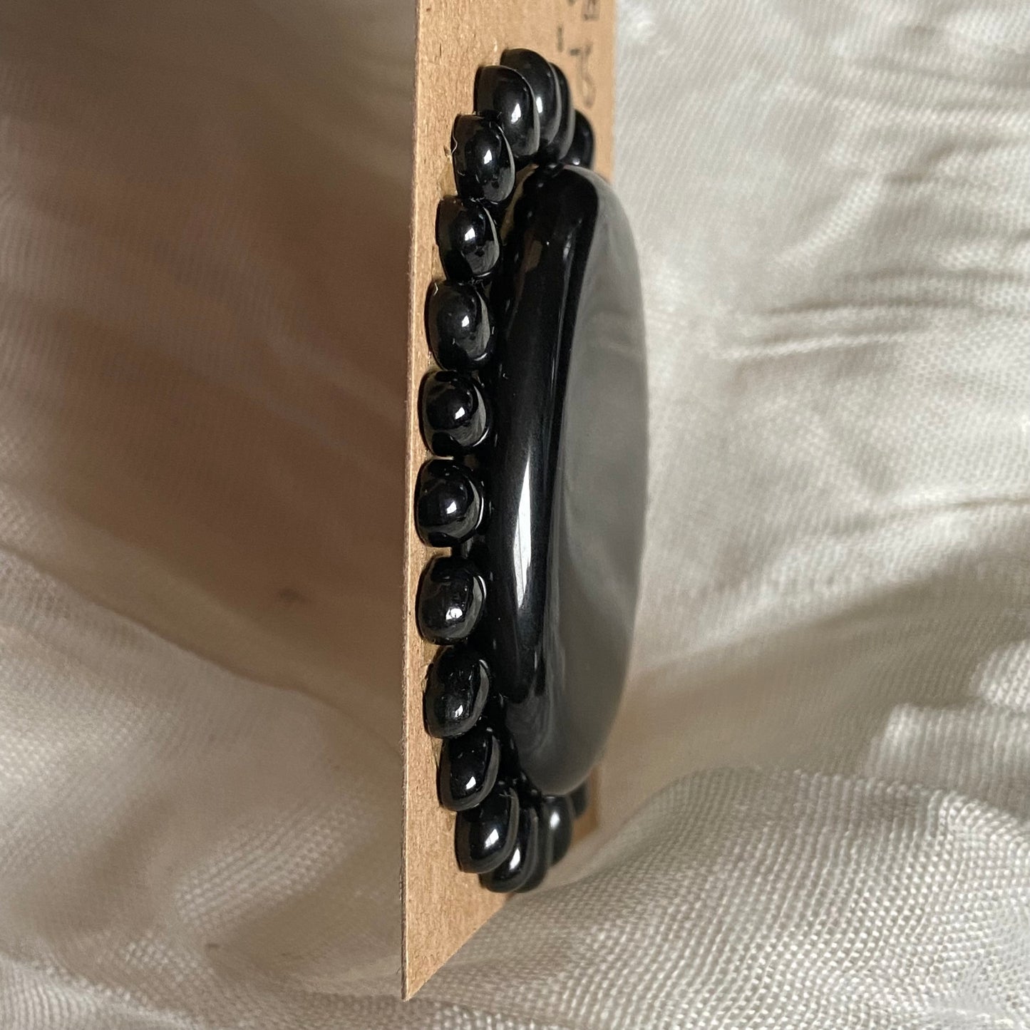 Black Onyx - Cabochon - B026 C2AAE57E-4E37-4BDB-AD1D-CD9E2ECE701D Brandedandwild.com