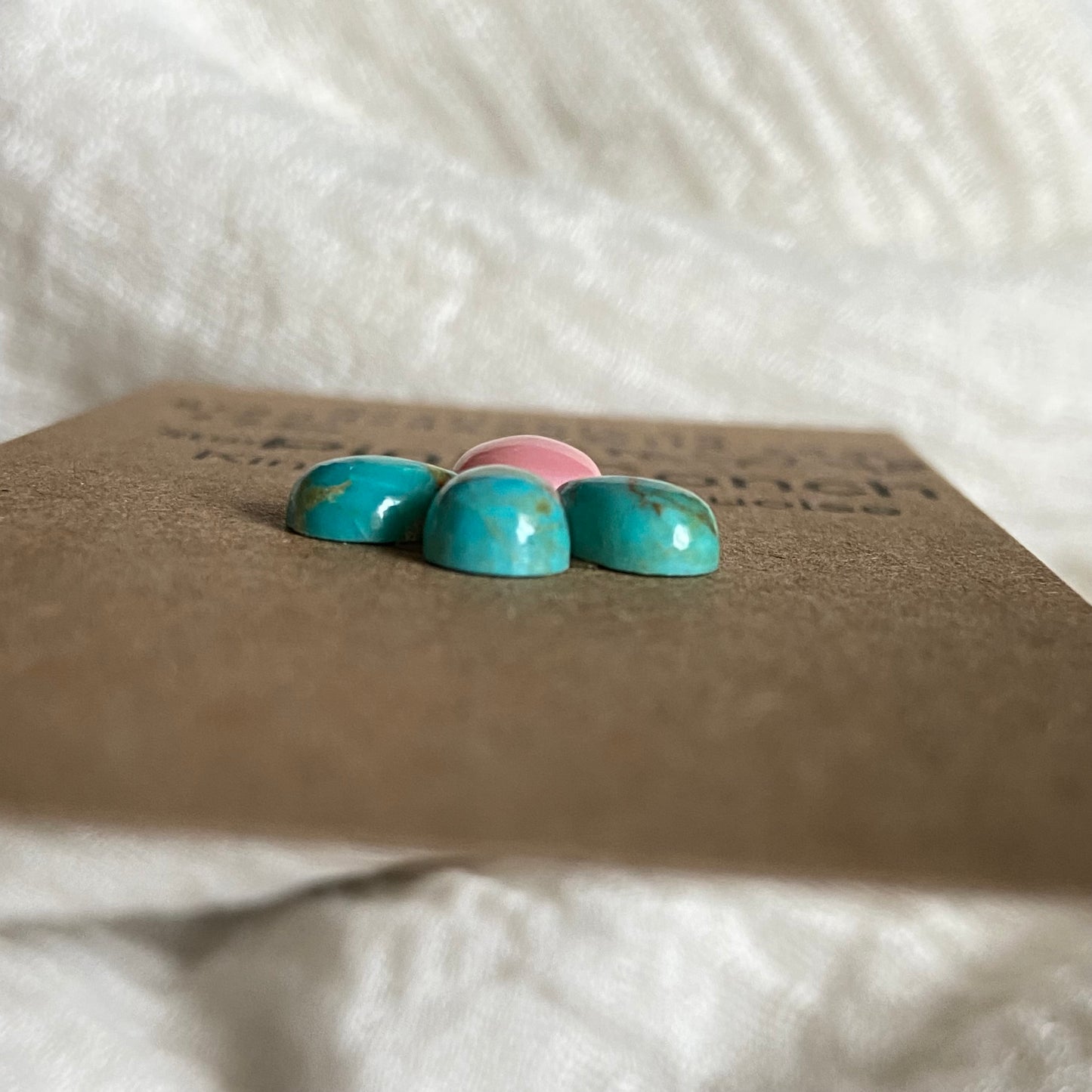 Kingman / Pink Conch Cabochon - Mix248 C2FF733C-2C70-403C-8BBA-EFCF53E83DB3 Brandedandwild.com