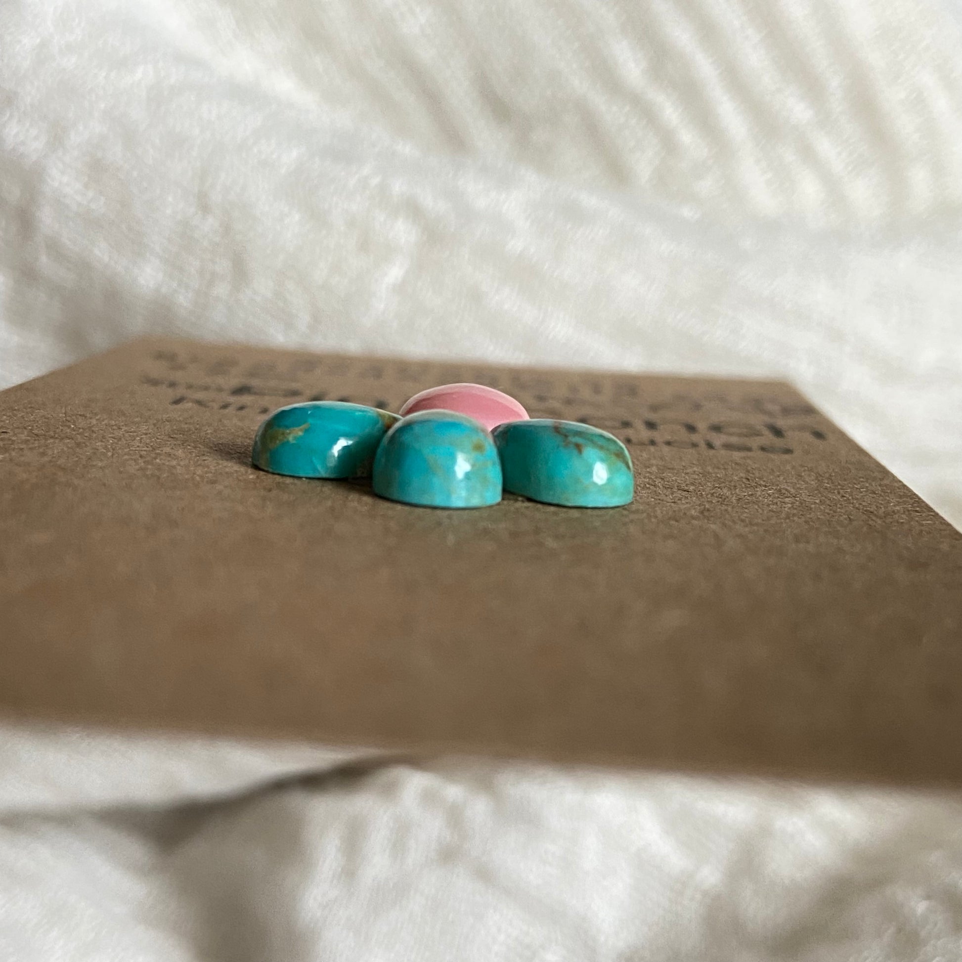 Kingman / Pink Conch Cabochon - Mix248 C2FF733C-2C70-403C-8BBA-EFCF53E83DB3 Brandedandwild.com